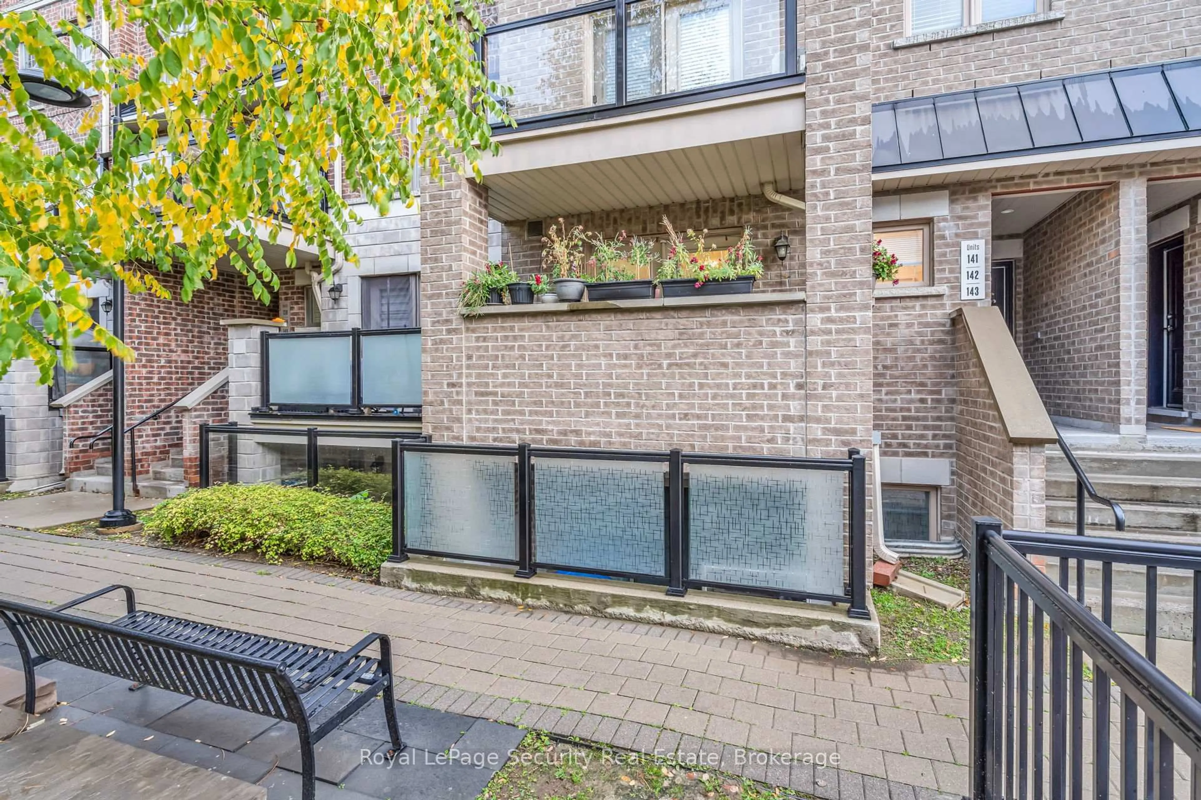 Patio, street for 80 Parrotta Dr #141, Toronto Ontario M9M 0E6