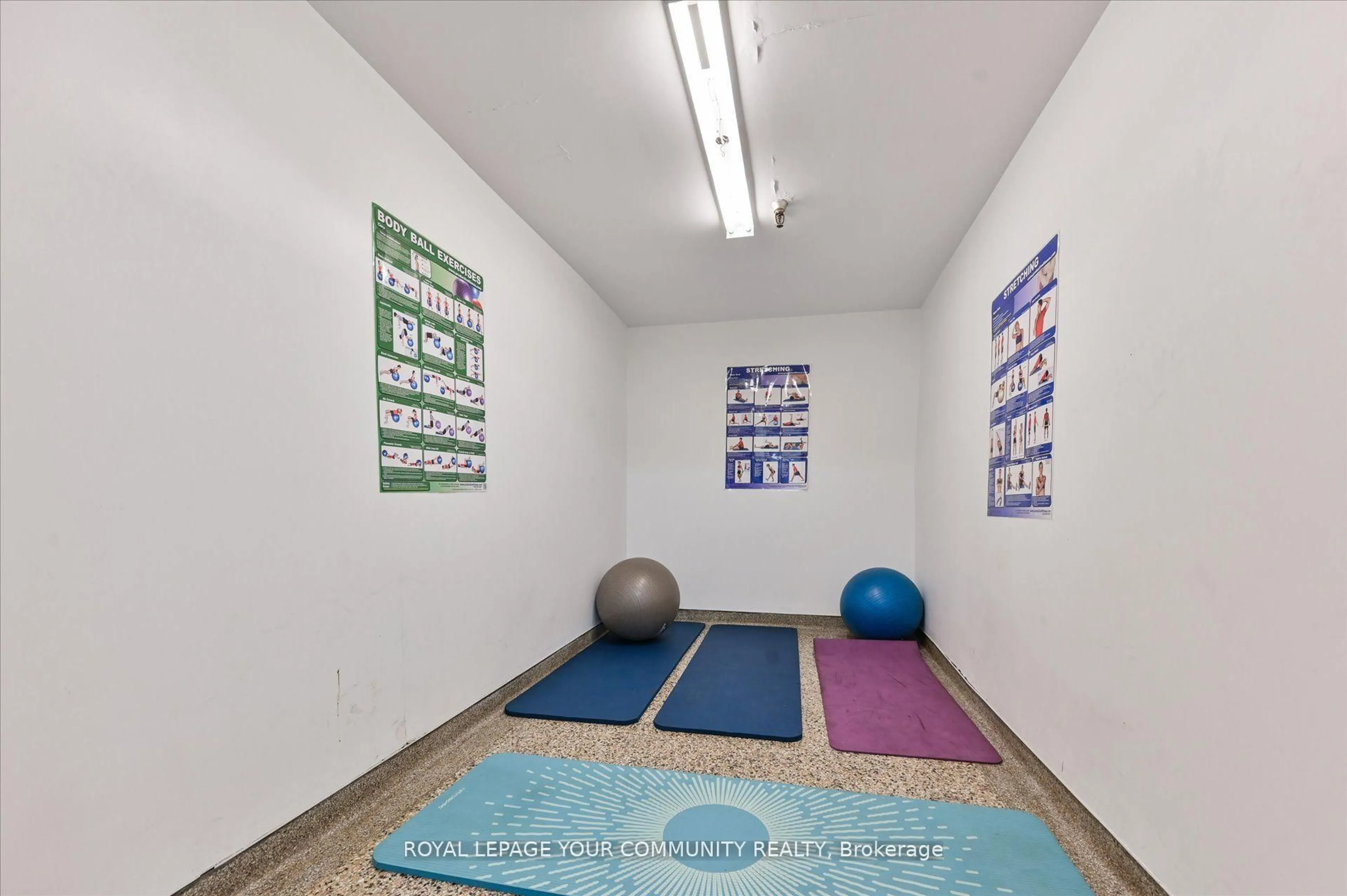 Gym or fitness room for 5 Frith Rd #206, Toronto Ontario M3N 2L5
