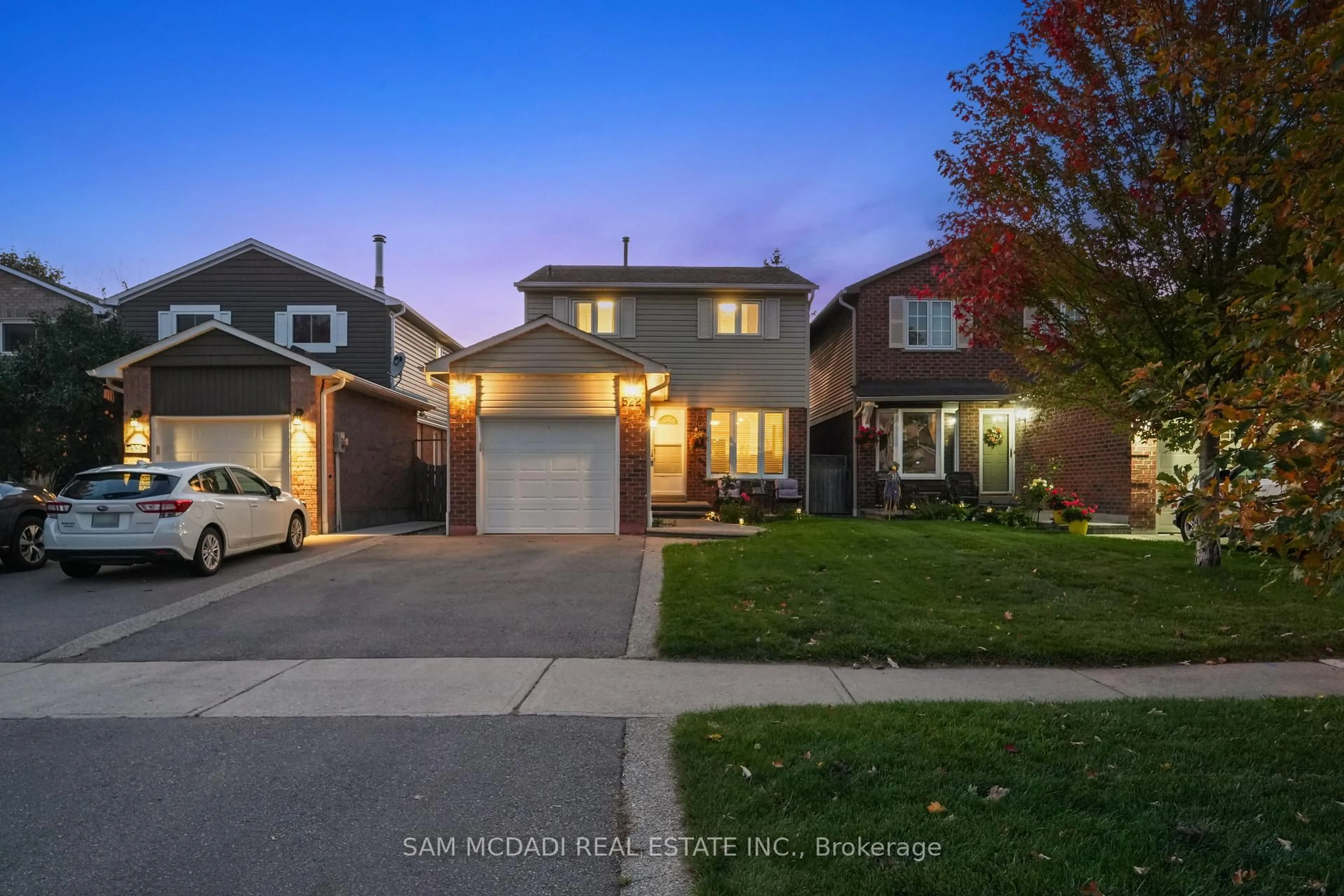Home with brick exterior material, street for 522 Roseheath Dr, Milton Ontario L9T 4V6