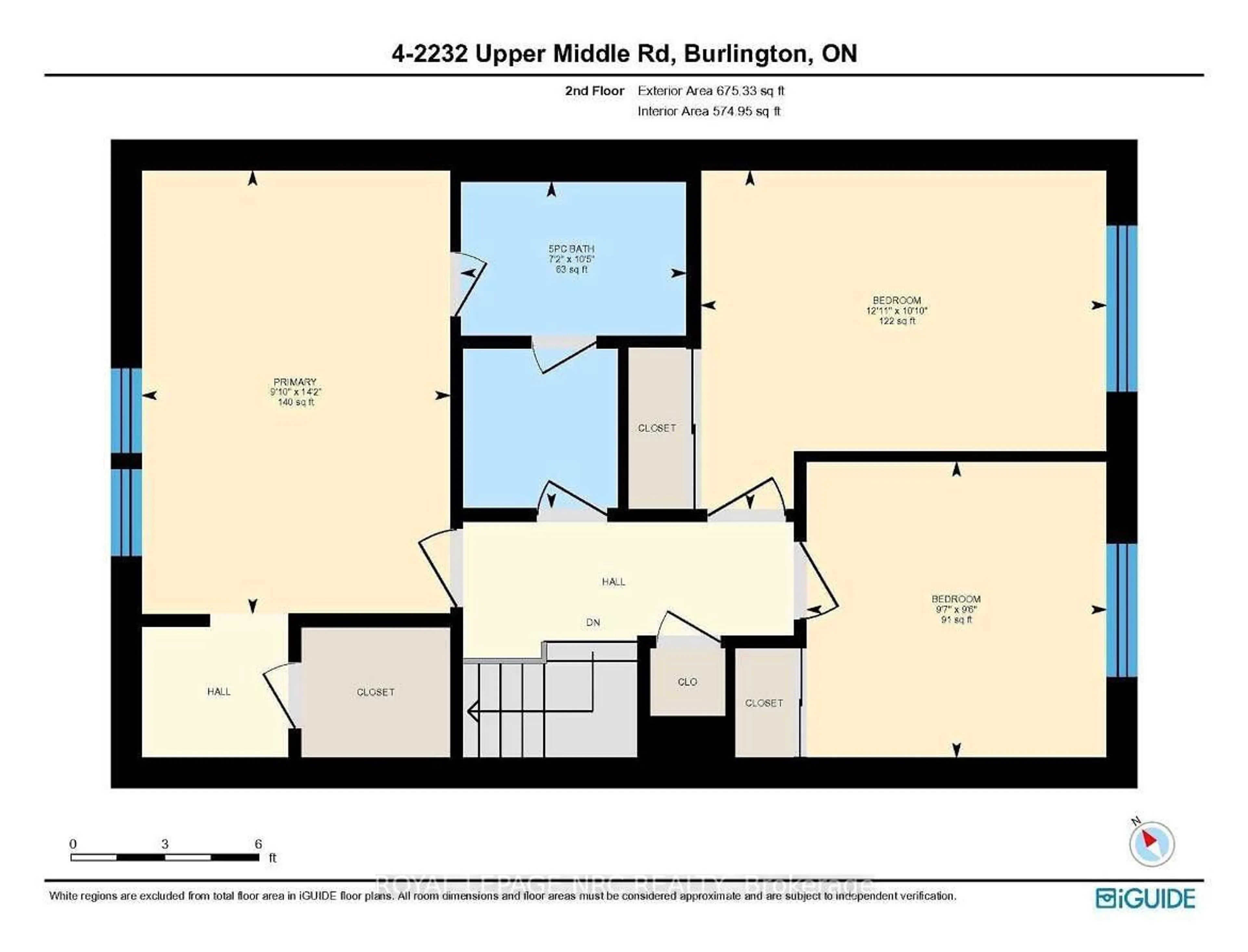 Floor plan for 2232 Upper Middle Rd #4, Burlington Ontario L7P 2Z9