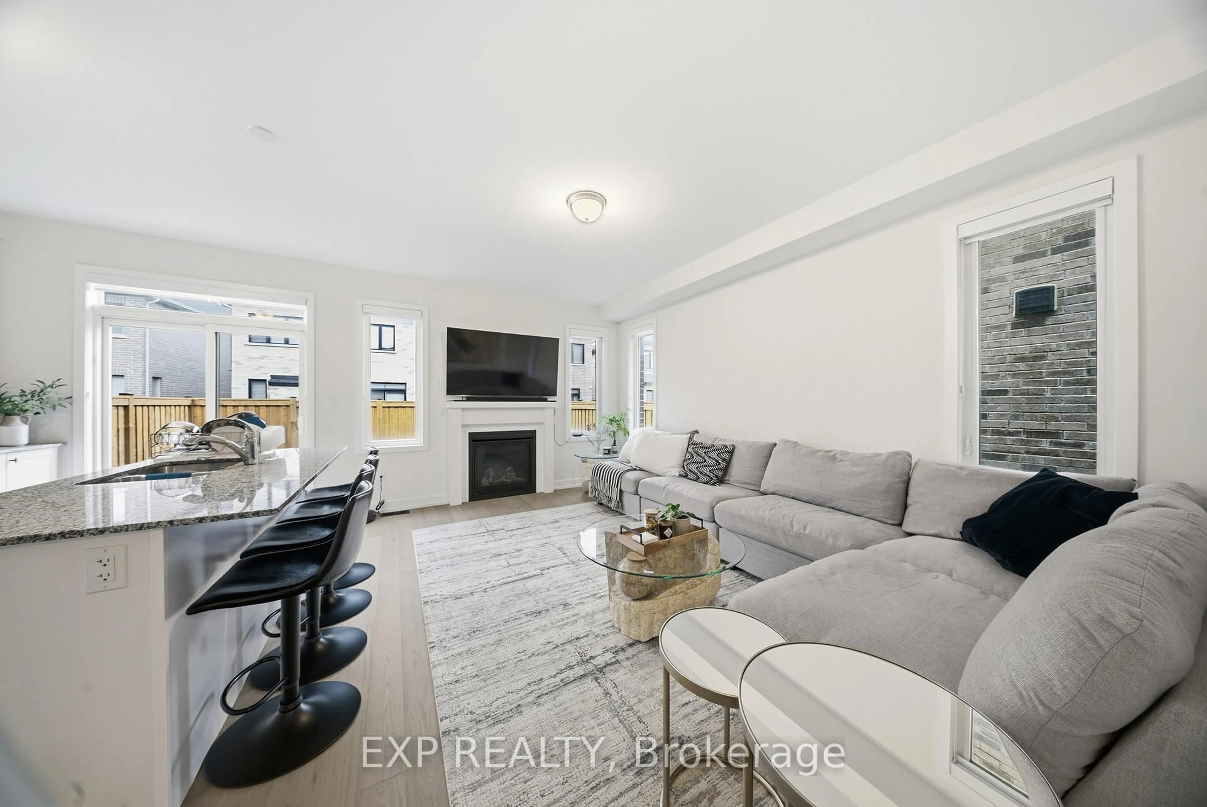Living room with furniture, unknown for 617 Etheridge Ave, Milton Ontario L9E 1V6