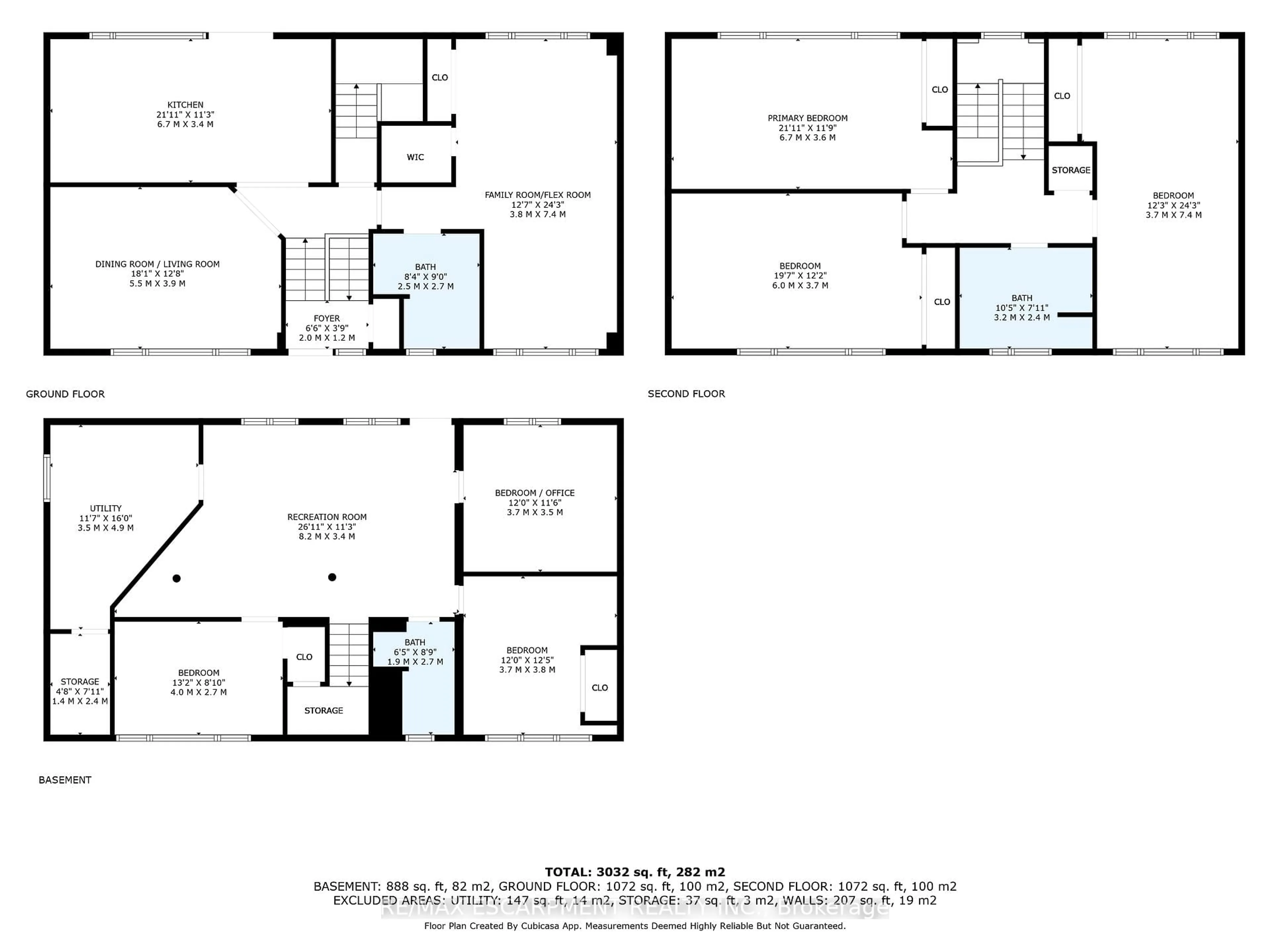 Floor plan for 463 Grand Blvd, Oakville Ontario L6H 1P2