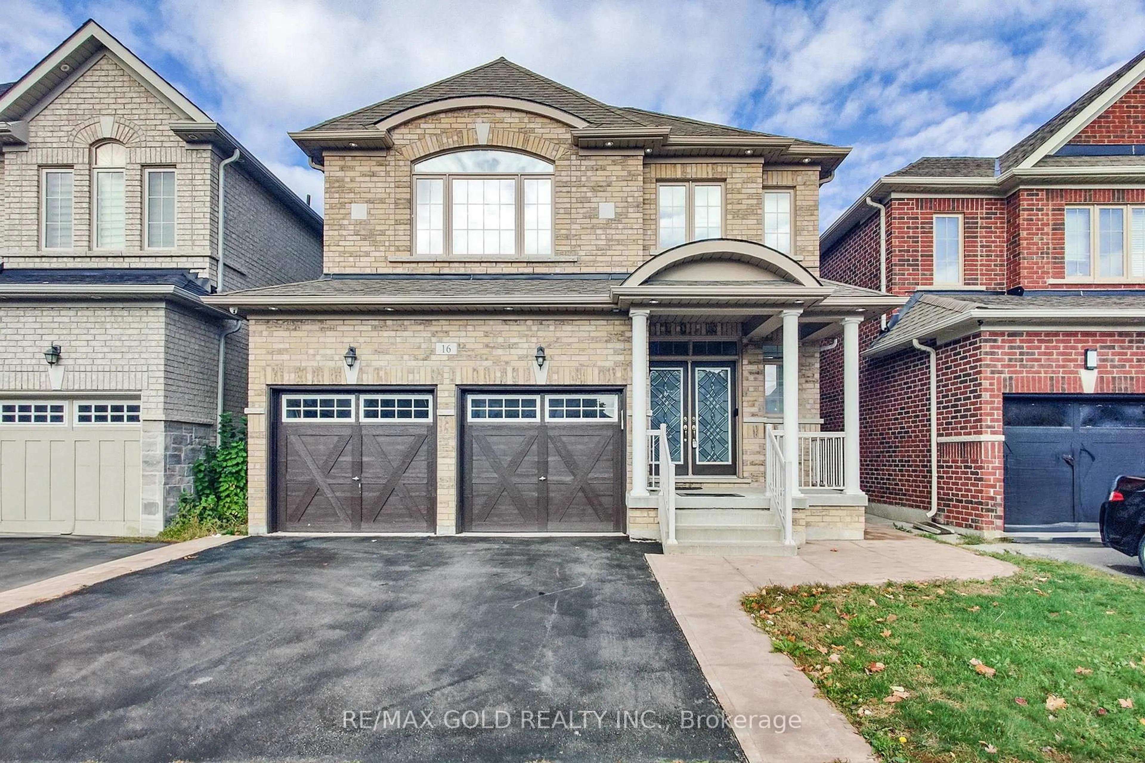 Home with brick exterior material, street for 16 Ricardo Rd, Brampton Ontario L6P 3Z1
