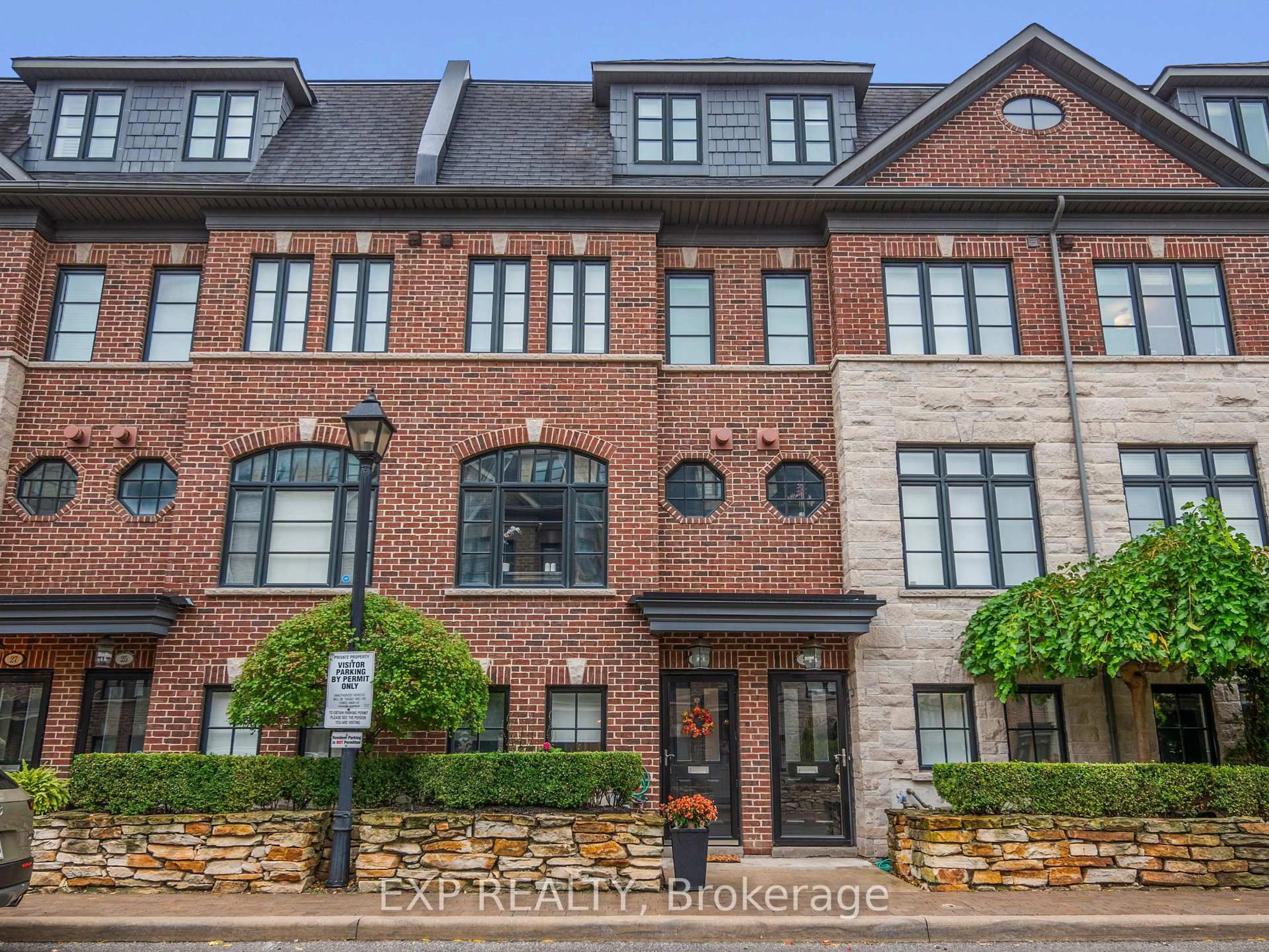 Home with brick exterior material, street for 23 Ruby Lang Lane, Toronto Ontario M8Z 0B8