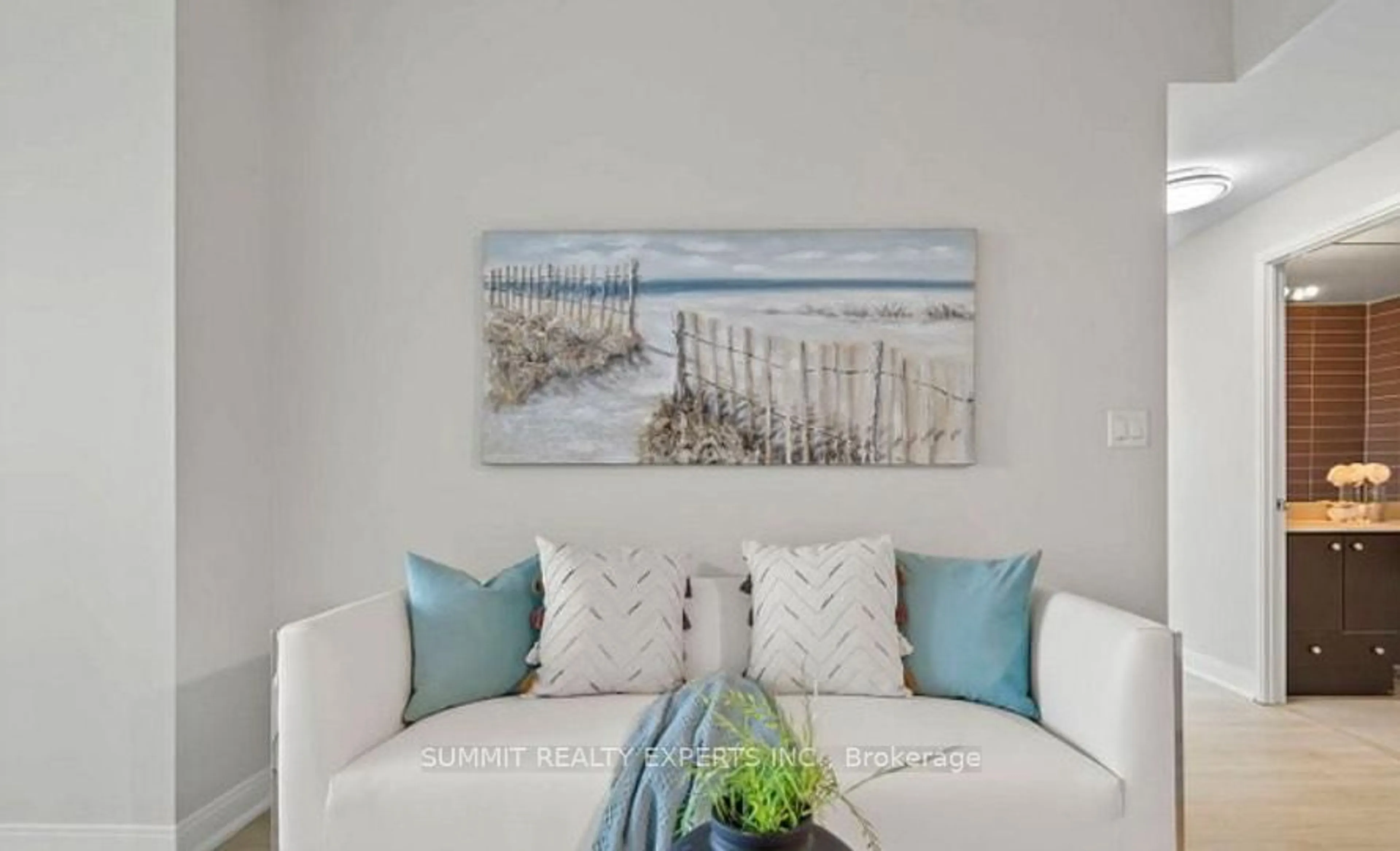 Living room with furniture, unknown for 60 Absolute Ave #1901, Mississauga Ontario L4Z 0A9