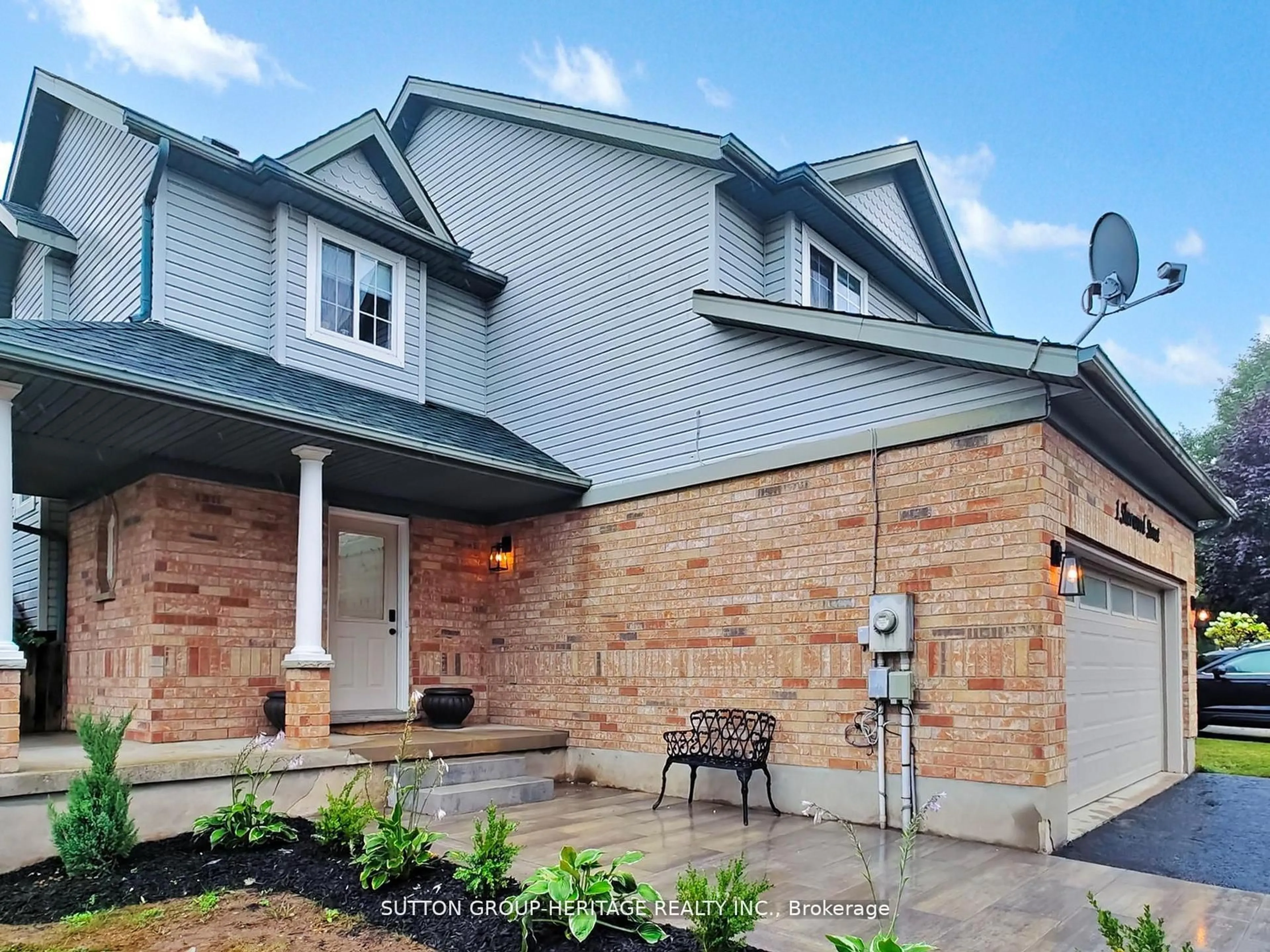 Home with brick exterior material, street for 1 Sherwood St, Orangeville Ontario L9W 5A5