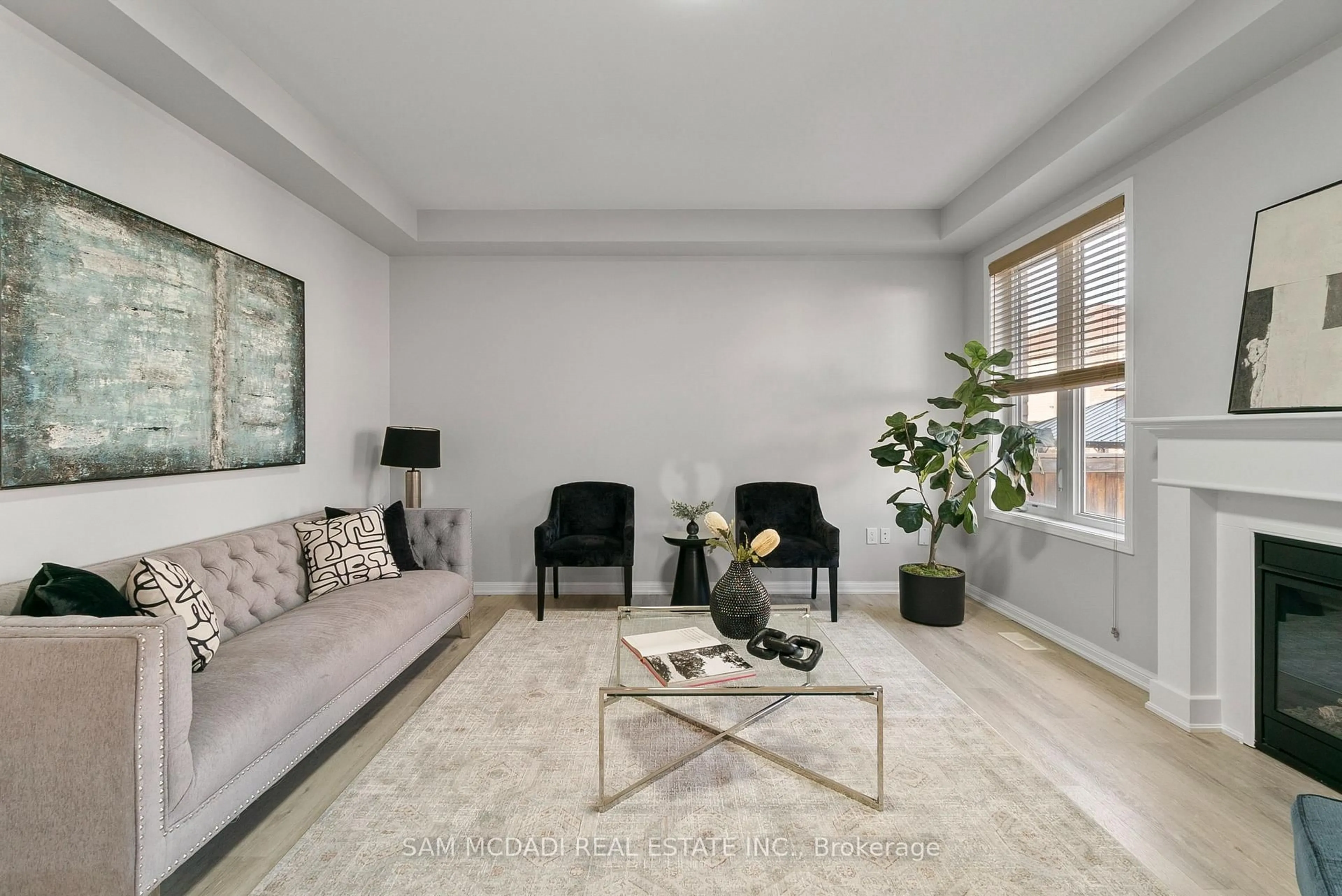 Living room with furniture, unknown for 73 Miracle Tr, Brampton Ontario L7A 0Y8