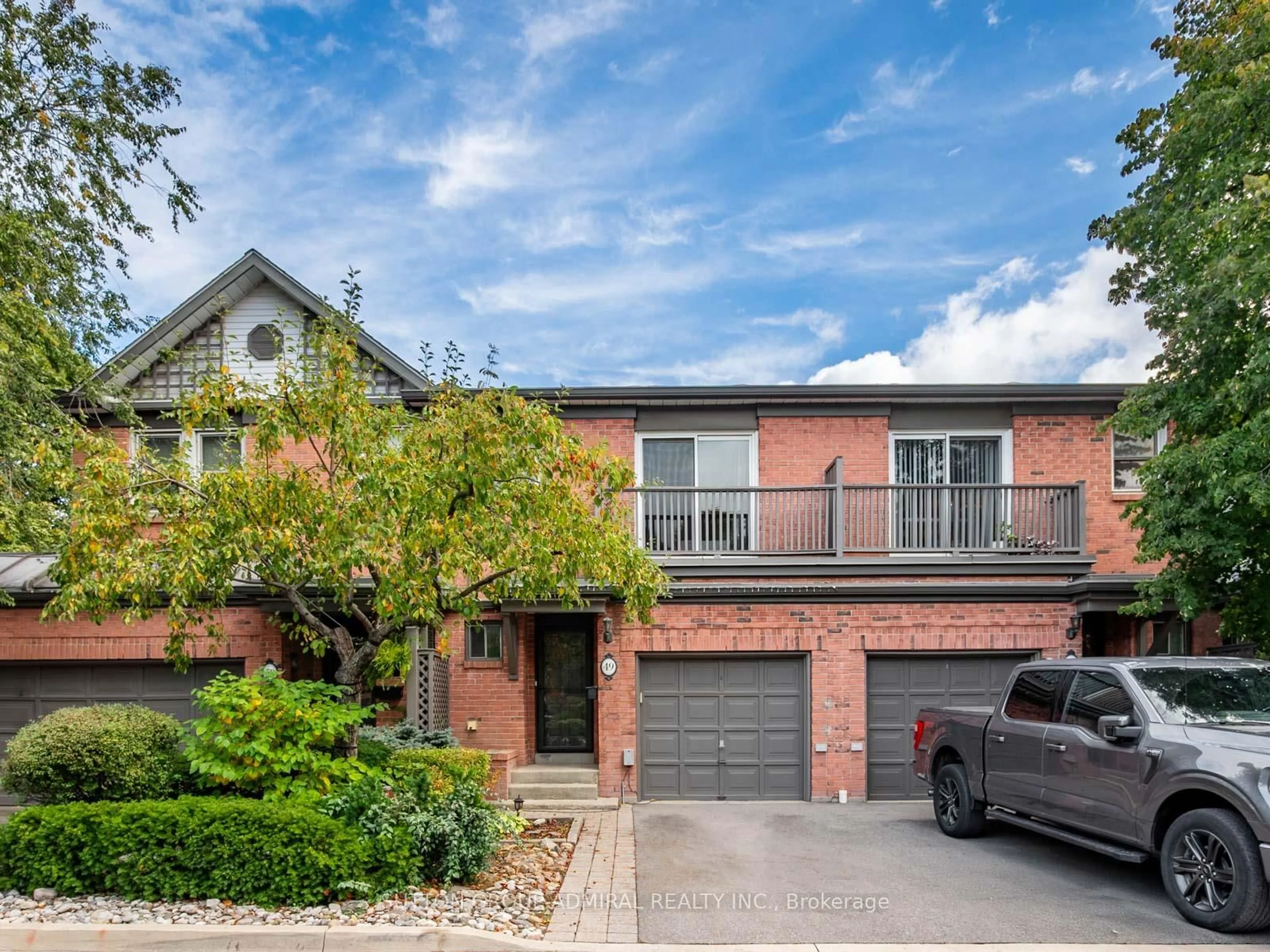 Home with brick exterior material, street for 385 The East Mall #49, Toronto Ontario M9B 6J4