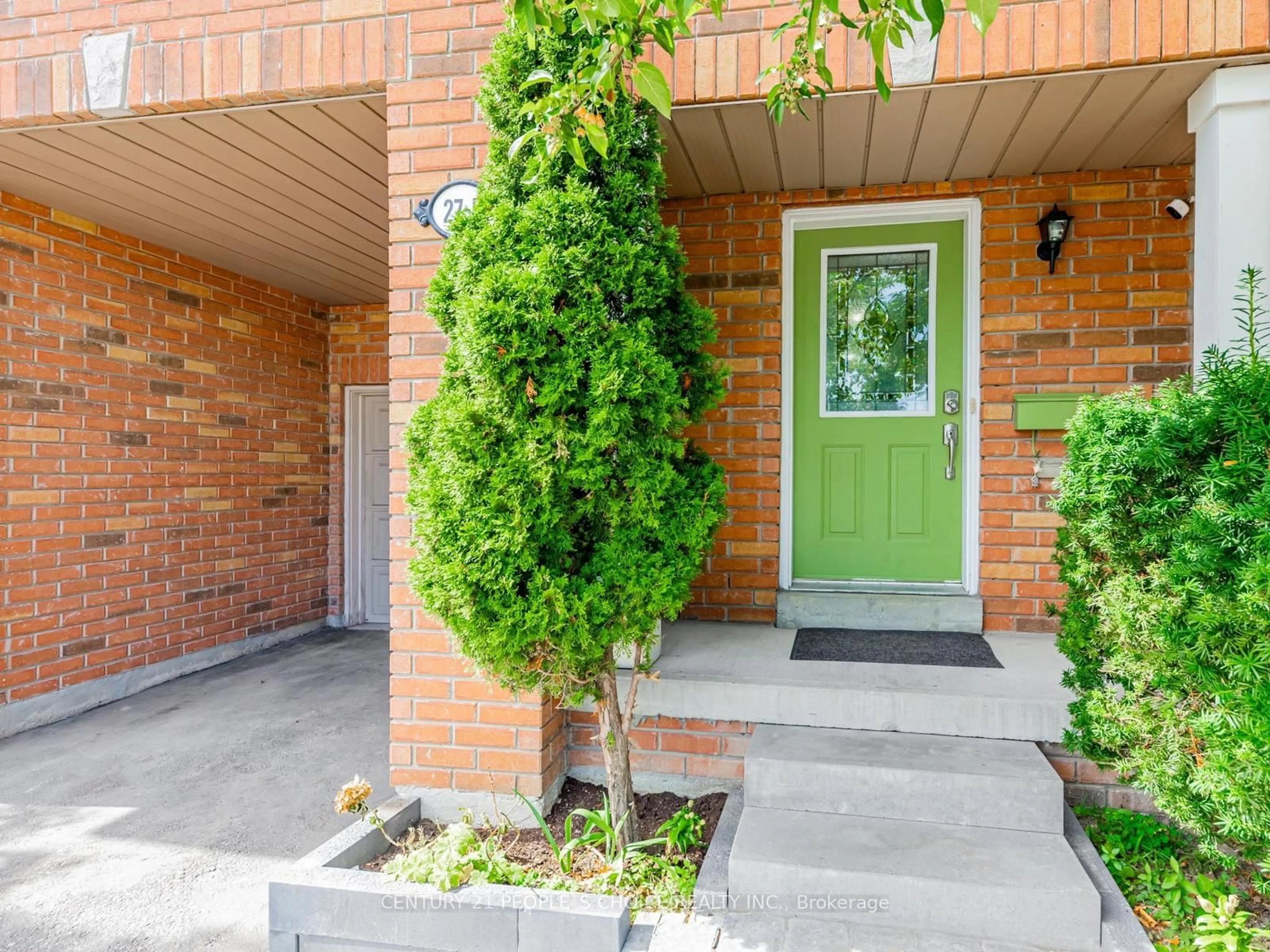 Home with brick exterior material, street for 27 West Dean Park Dr #5, Toronto Ontario M9B 2R5