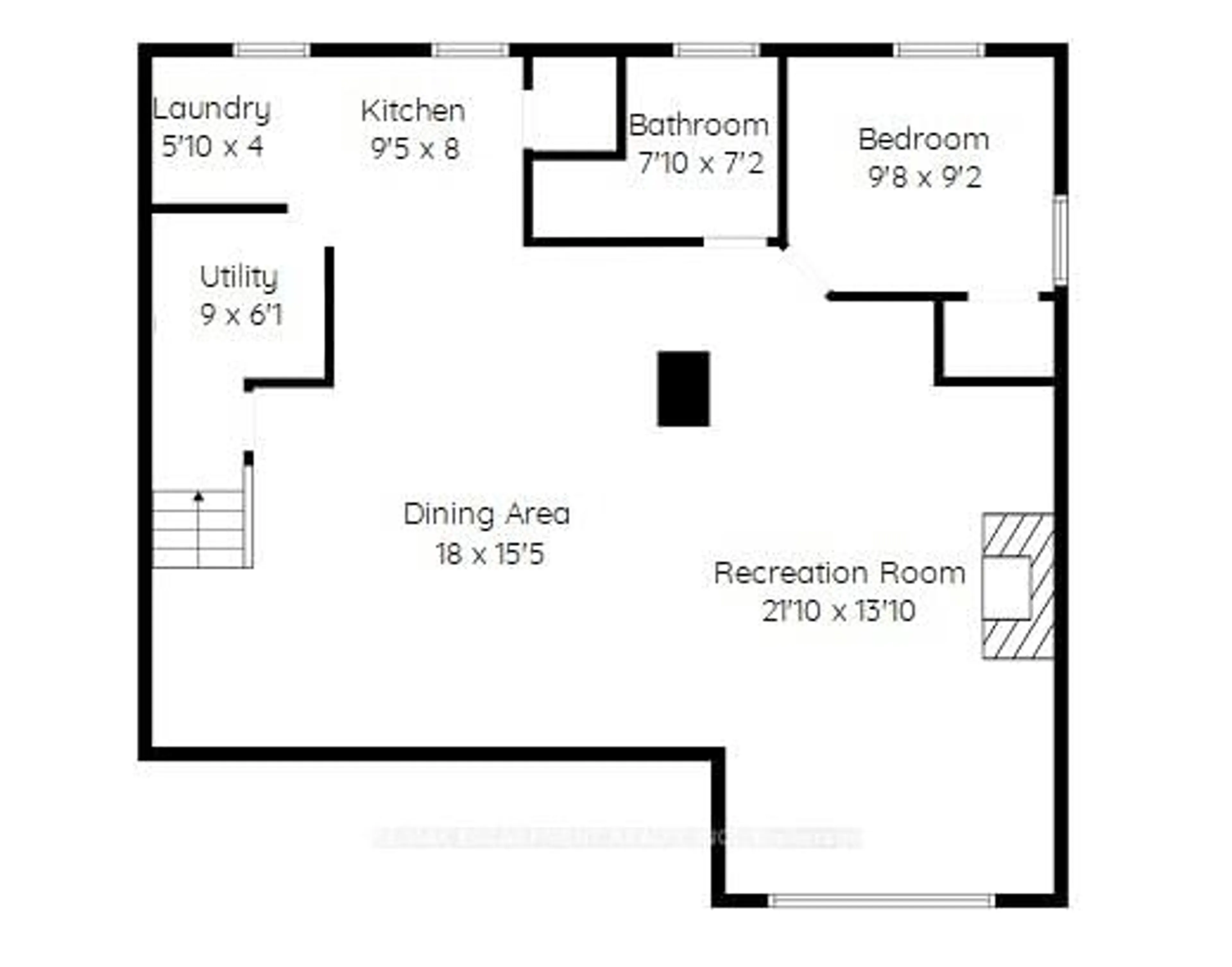 Floor plan for 1204 Tavistock Dr, Burlington Ontario L7P 2N5