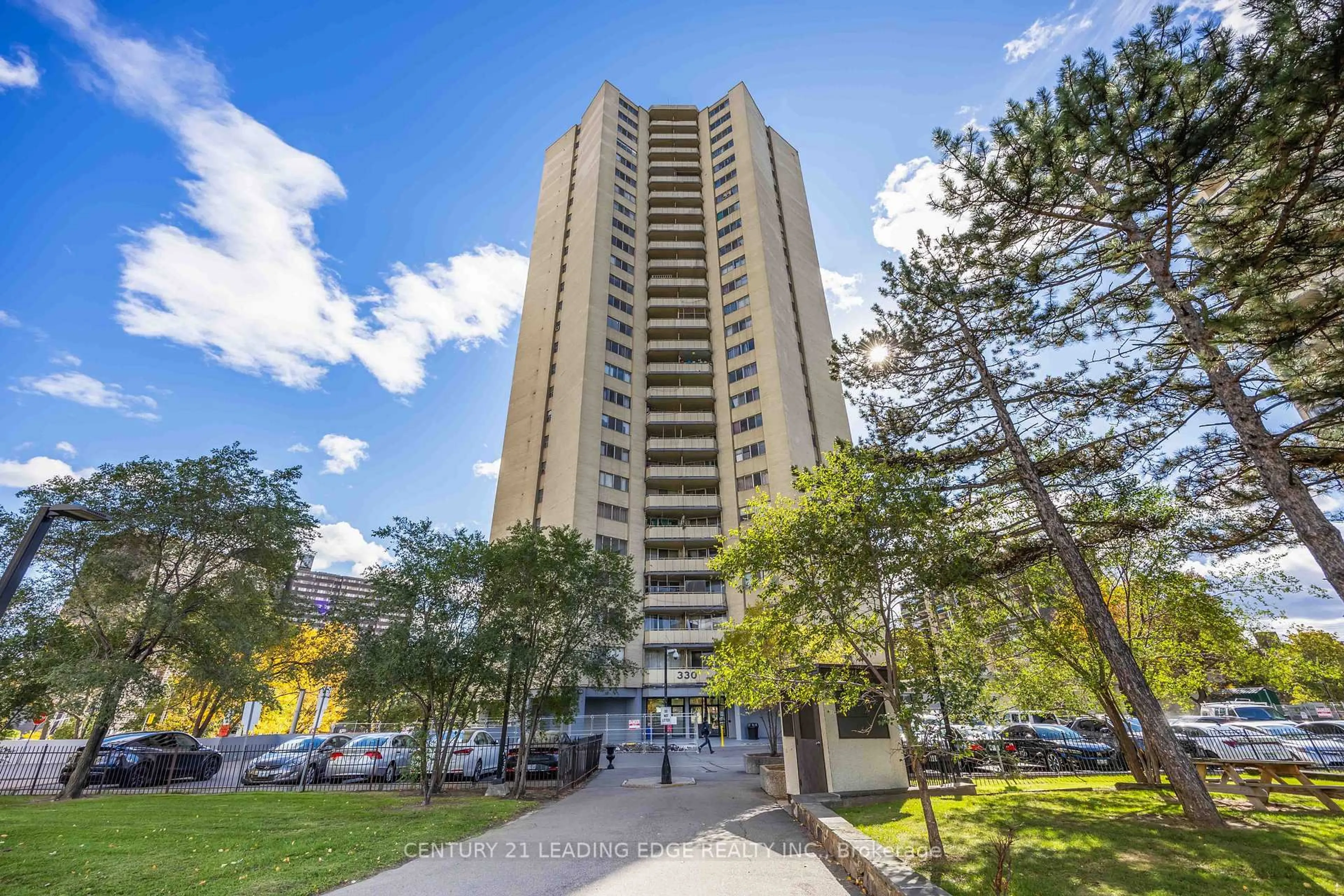A pic from outside/outdoor area/front of a property/back of a property/a pic from drone, unknown for 330 Dixon Rd #2403, Toronto Ontario M9R 1S9