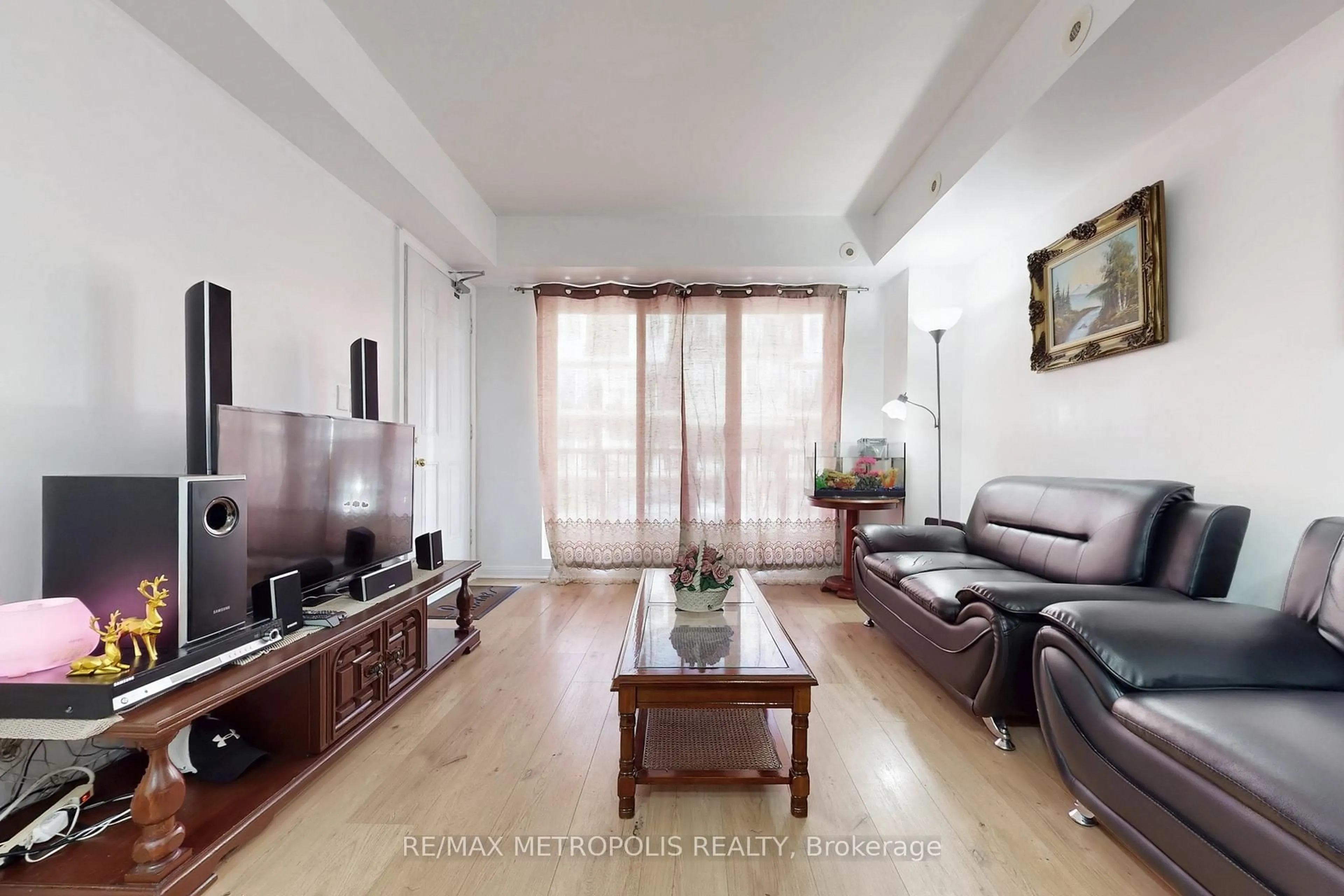 Living room with furniture, unknown for 3043 Finch Ave #2025, Toronto Ontario M9M 0A4