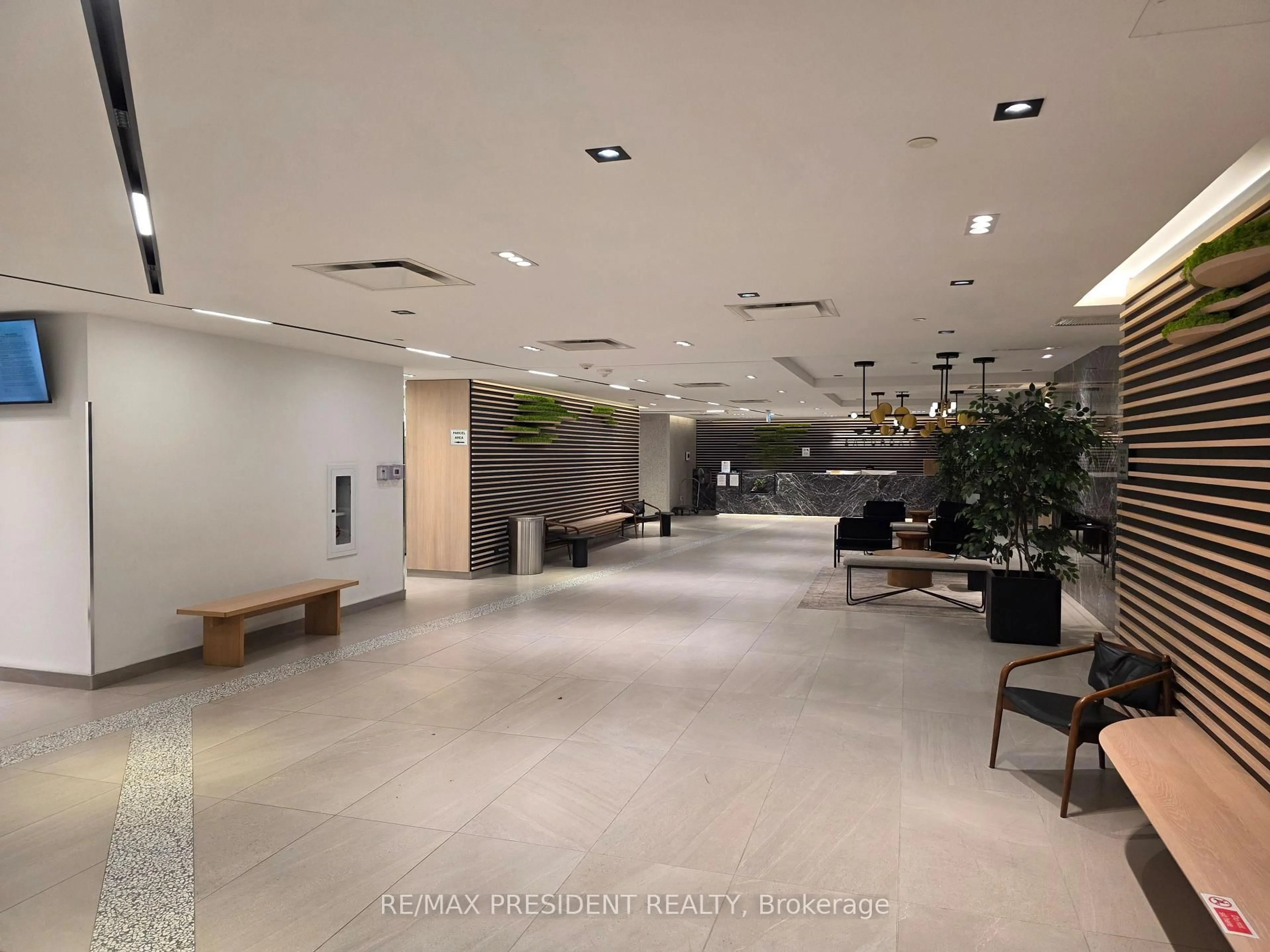 Lobby for 60 George Butchart Dr #112, Toronto Ontario M3K 2C5