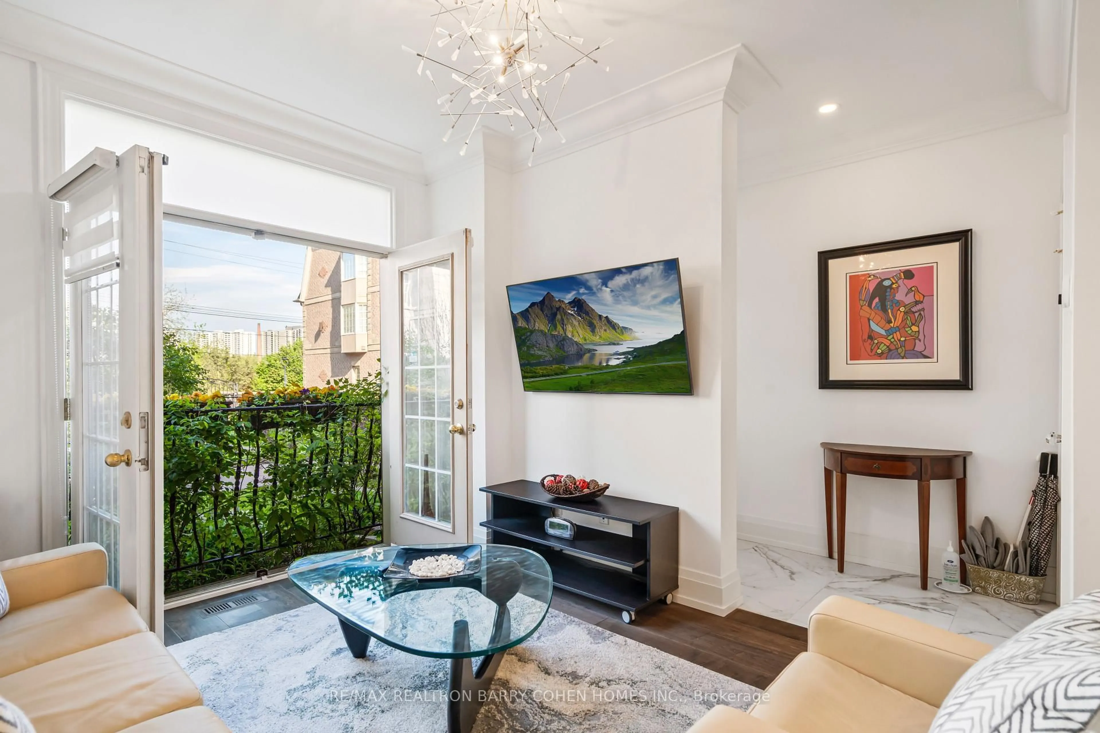 Living room with furniture, unknown for 544C Scarlett Rd, Toronto Ontario M9P 2S2