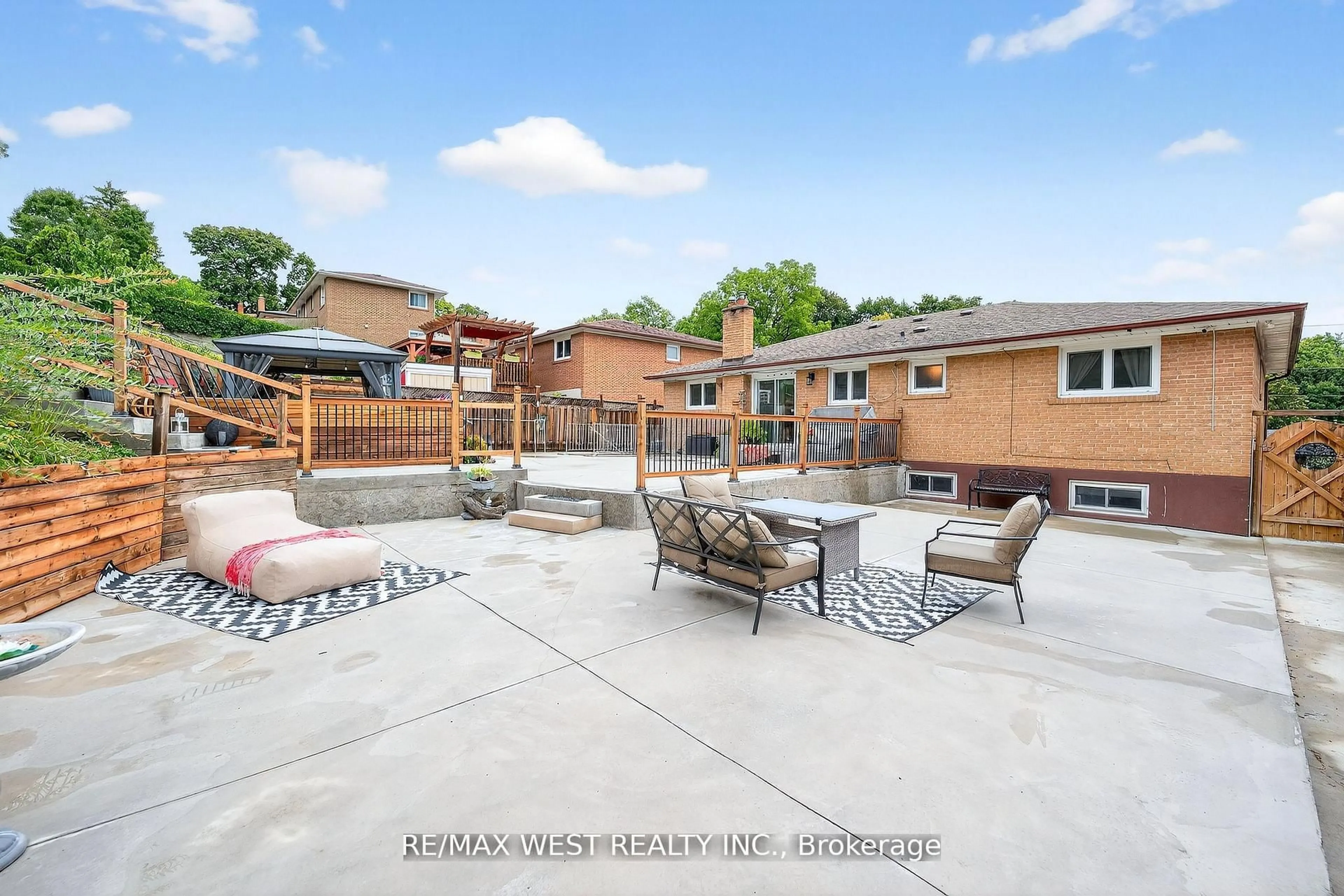 Patio, mountain view for 54 Barker Ave, Toronto Ontario M9V 4A1