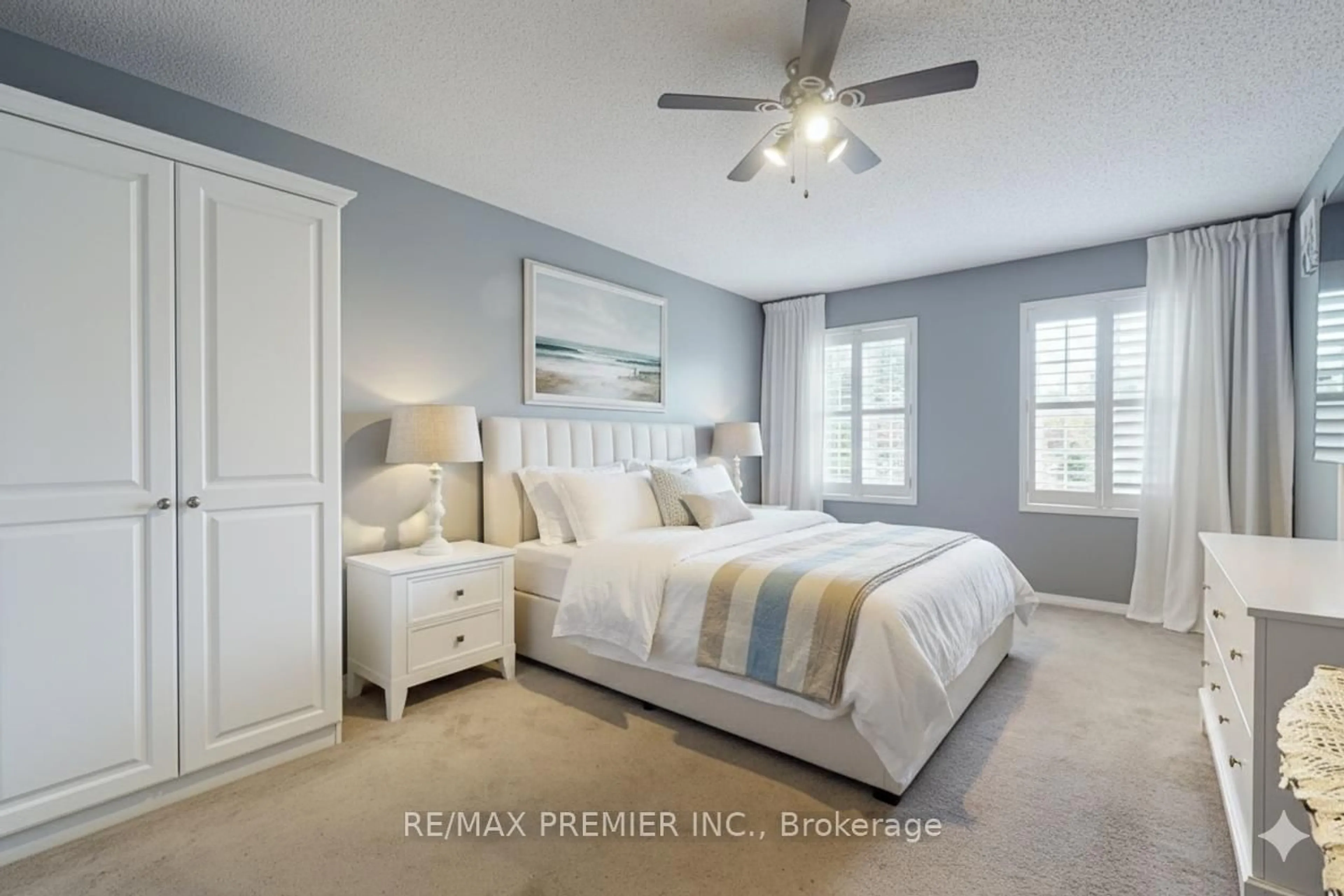 Bedroom with bed, unknown for 64 Manley Lane, Milton Ontario L9T 5N8