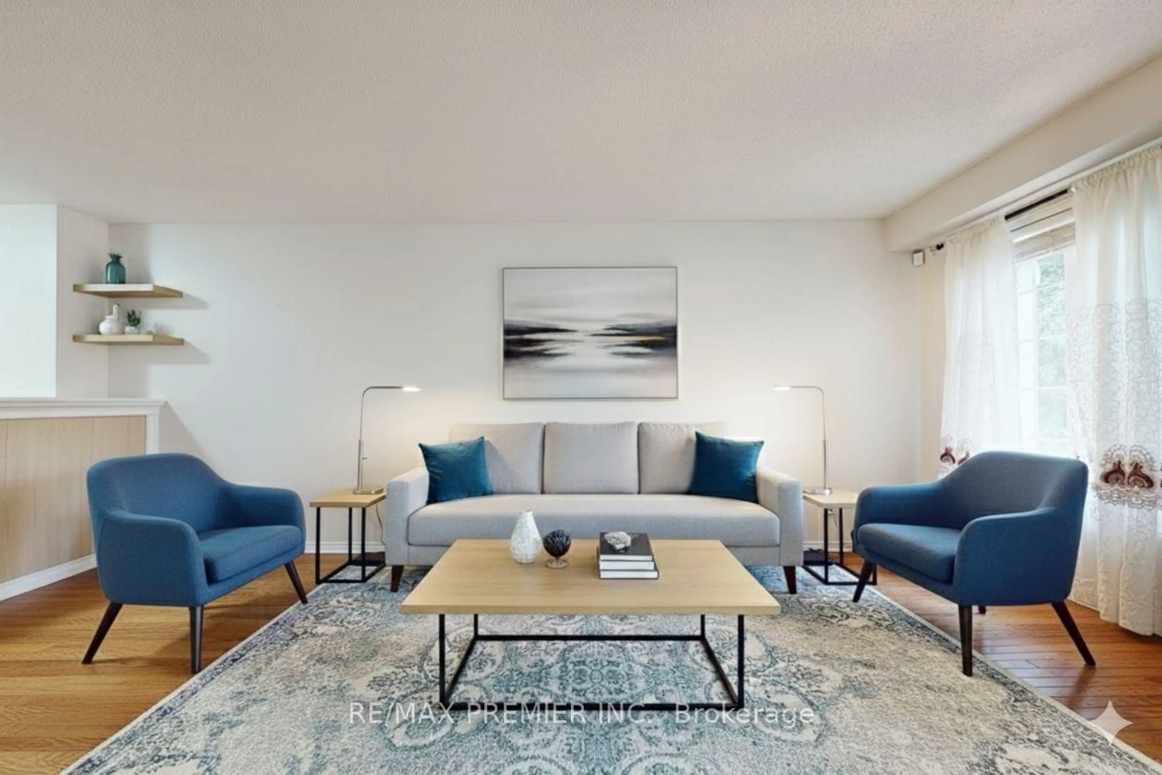 Living room with furniture, unknown for 64 Manley Lane, Milton Ontario L9T 5N8