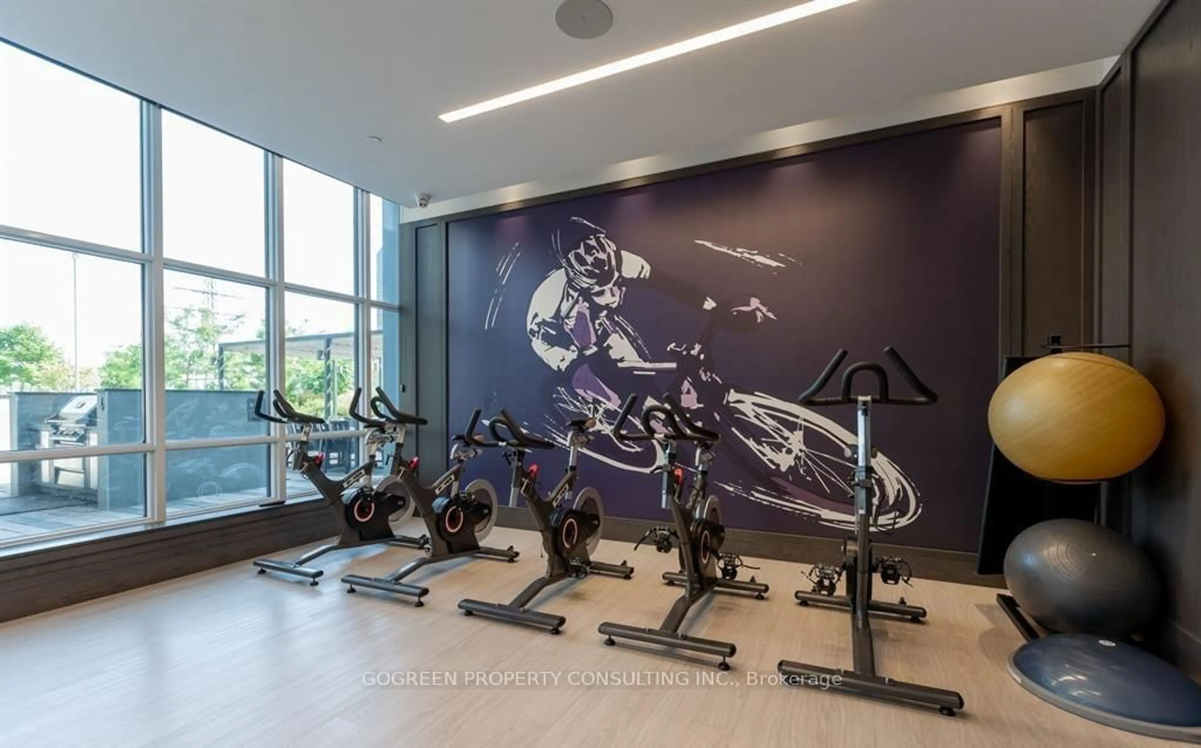 Gym or fitness room for 9 Mabelle Ave #3316, Toronto Ontario M9A 0E1