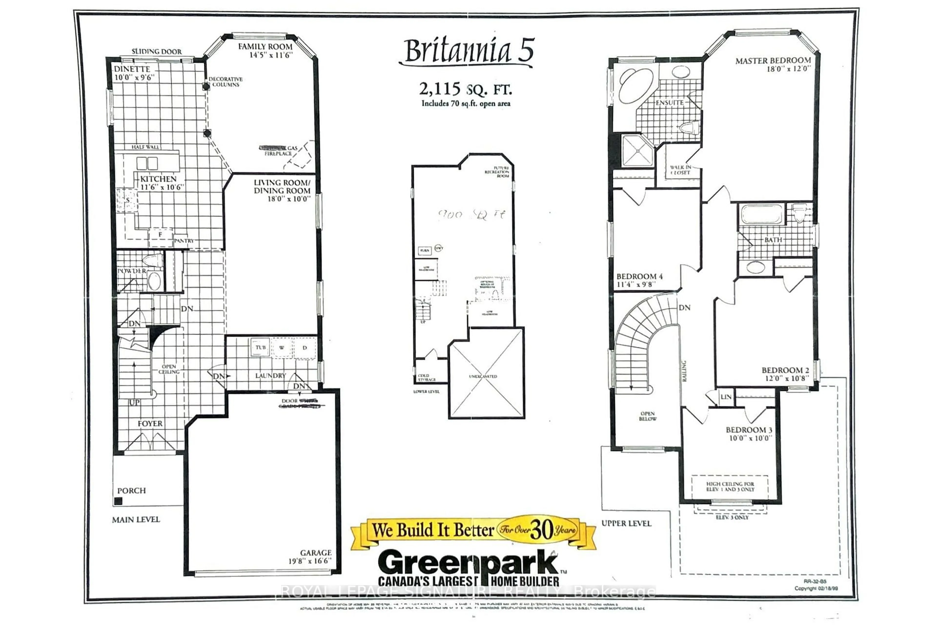 Floor plan for 3485 Mcdowell Dr, Mississauga Ontario L5M 6R6