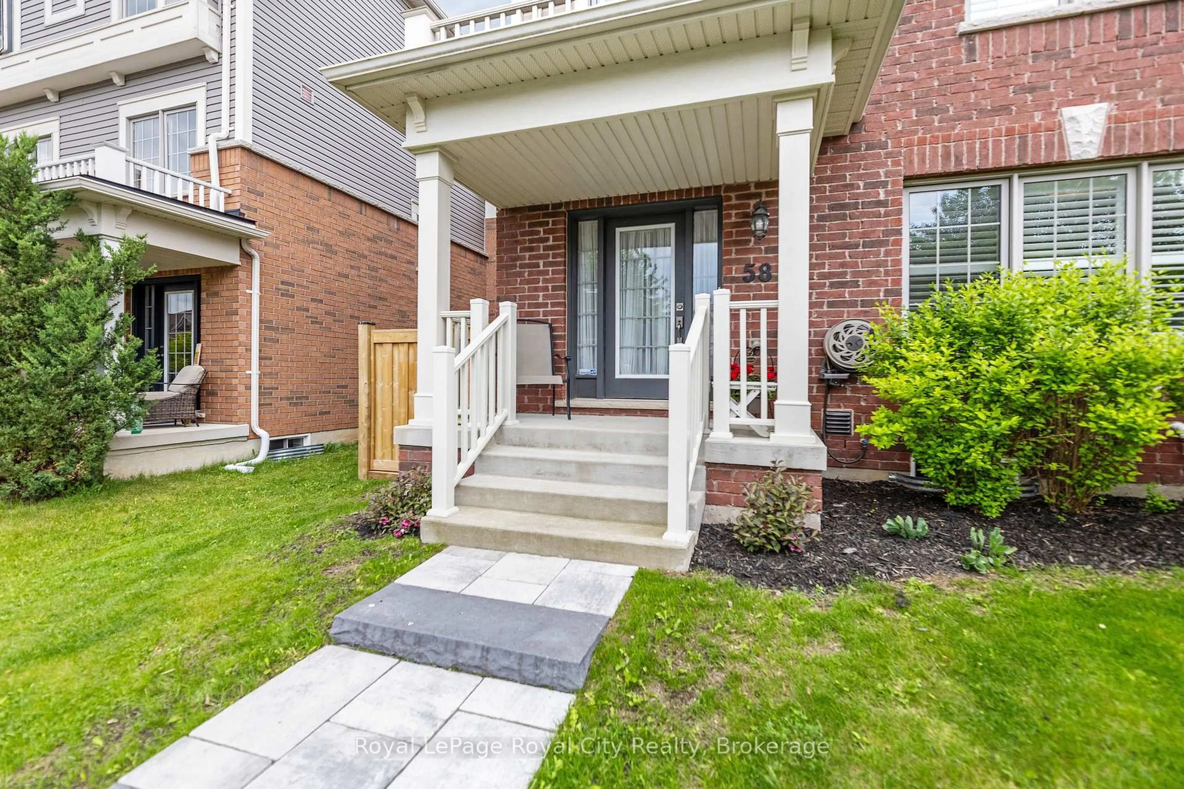 Home with brick exterior material, street for 58 Boyces Creek Crt, Caledon Ontario L7C 3S3