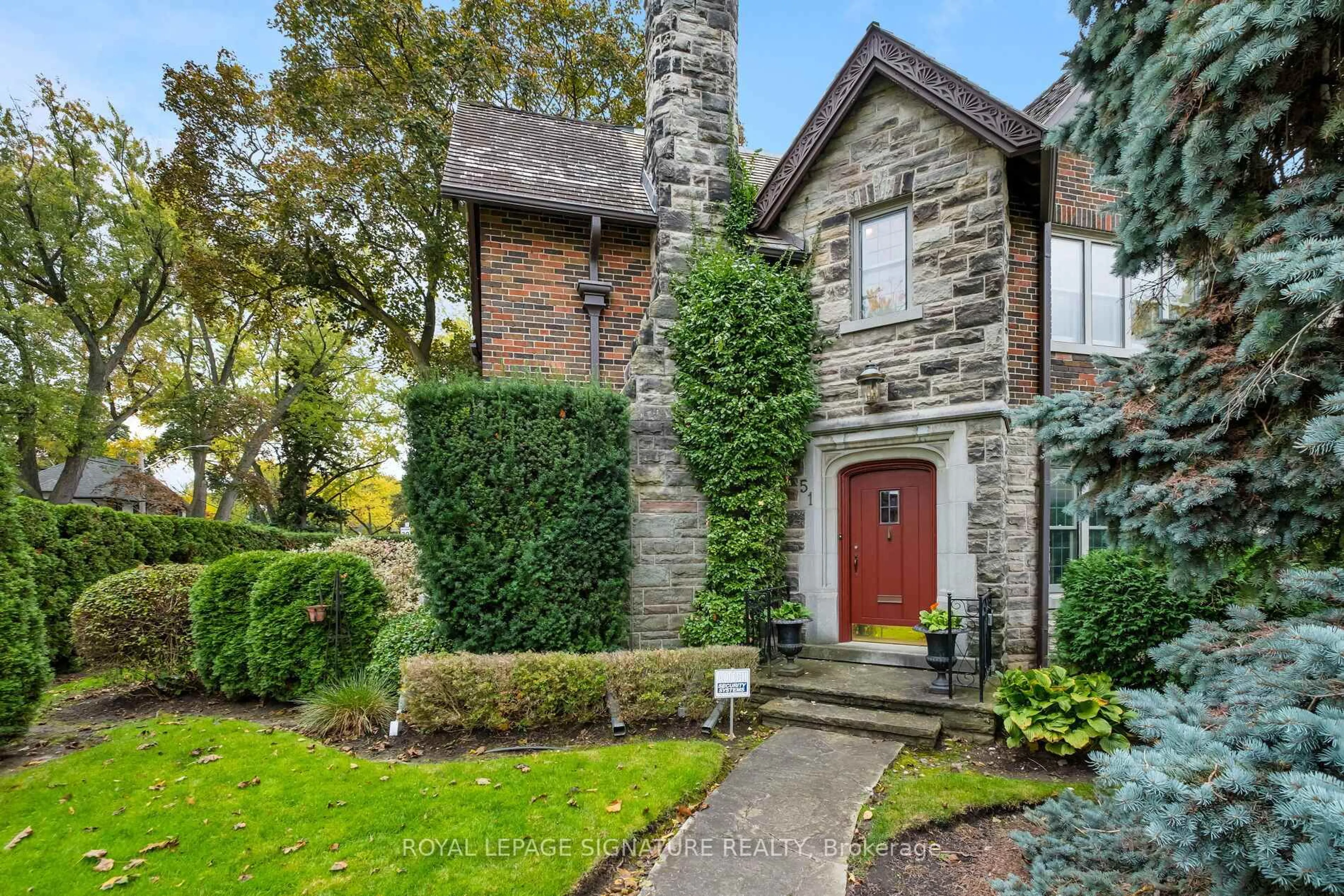 Home with brick exterior material, street for 51 Strath Ave, Toronto Ontario M8X 1R4