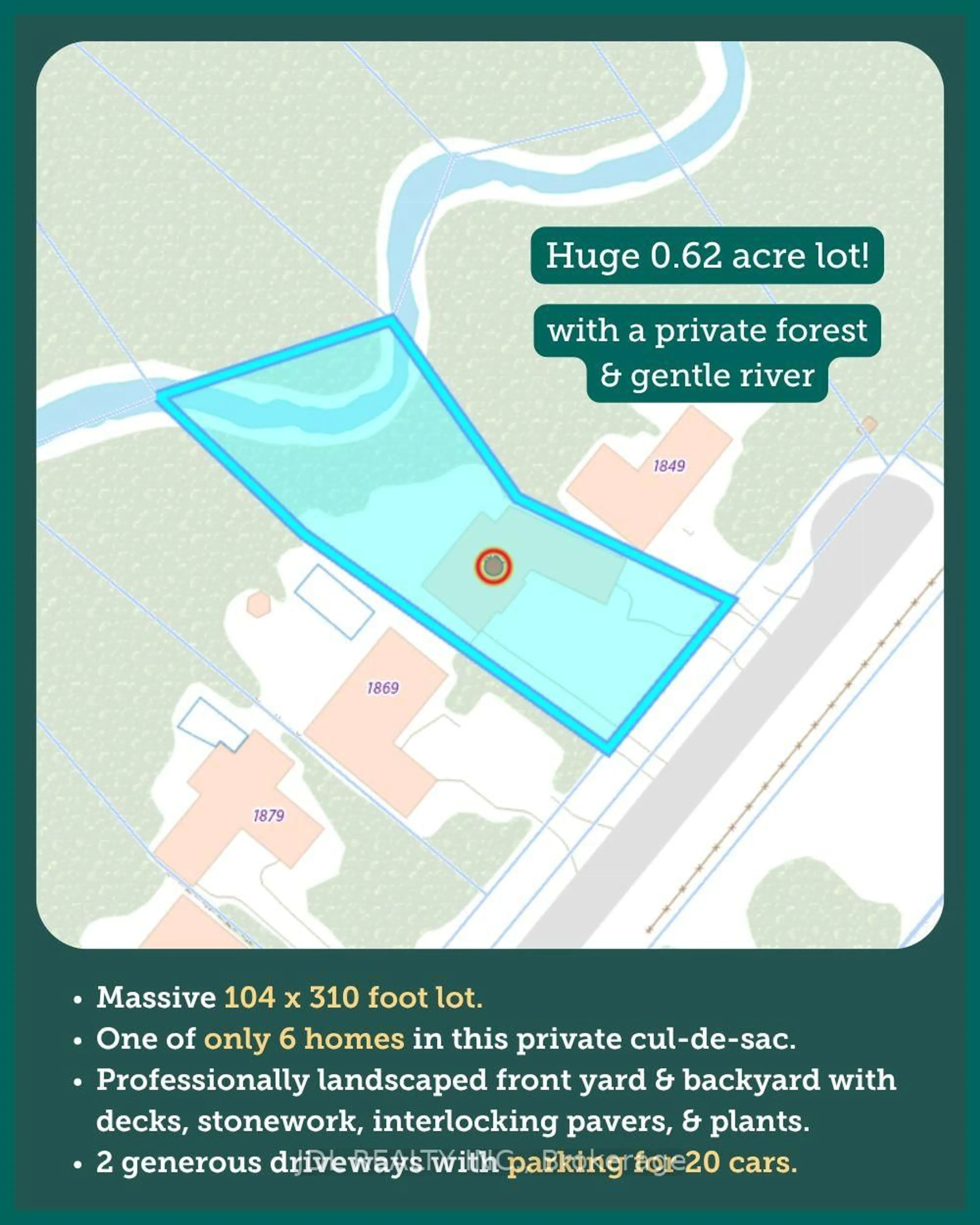 Picture of a map for 1859 Lincoln Green Clse, Mississauga Ontario L5K 1C4