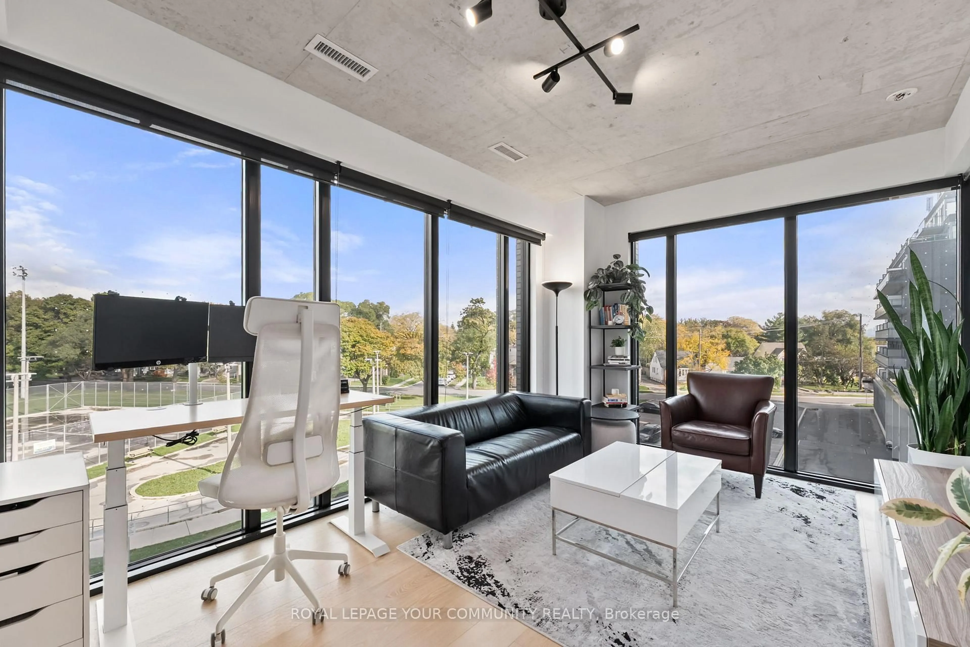 Living room with furniture, unknown for 7 Smith Cres #325, Toronto Ontario M8Z 0G3