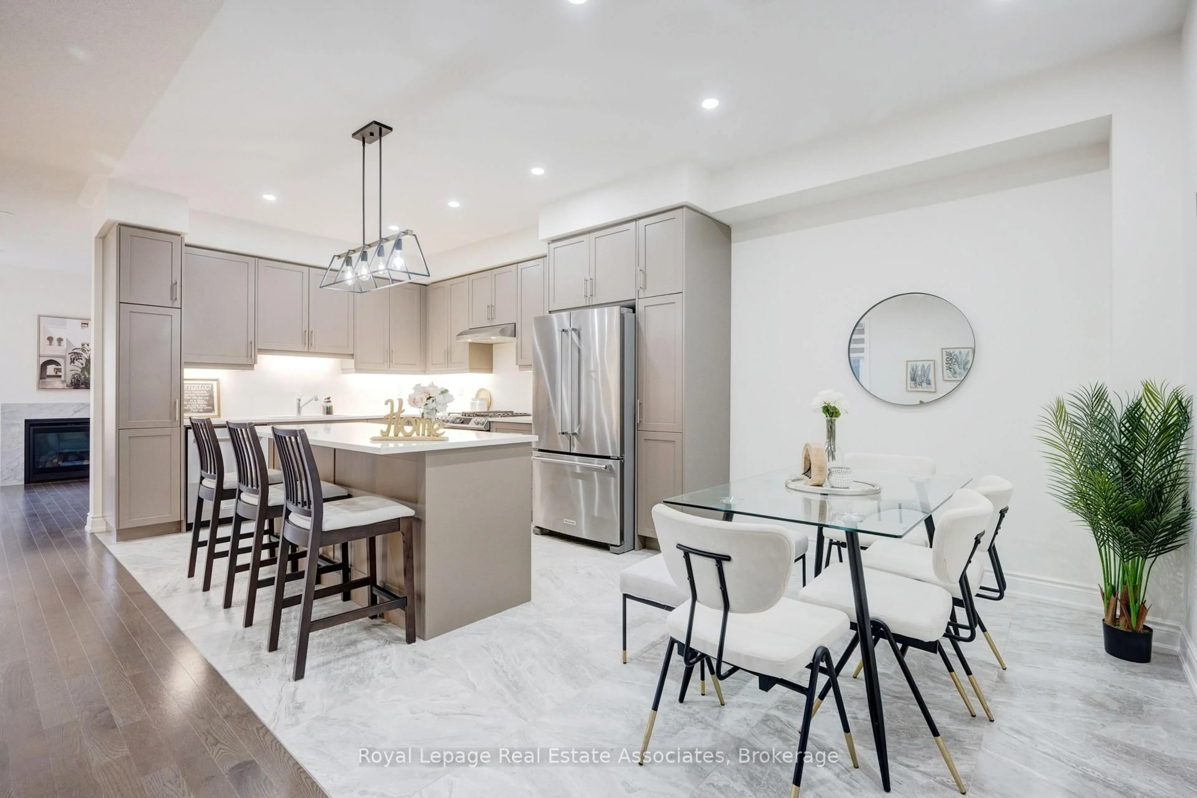 Open concept kitchen, unknown for 13 Quinton Rdge, Brampton Ontario L6Y 6J4