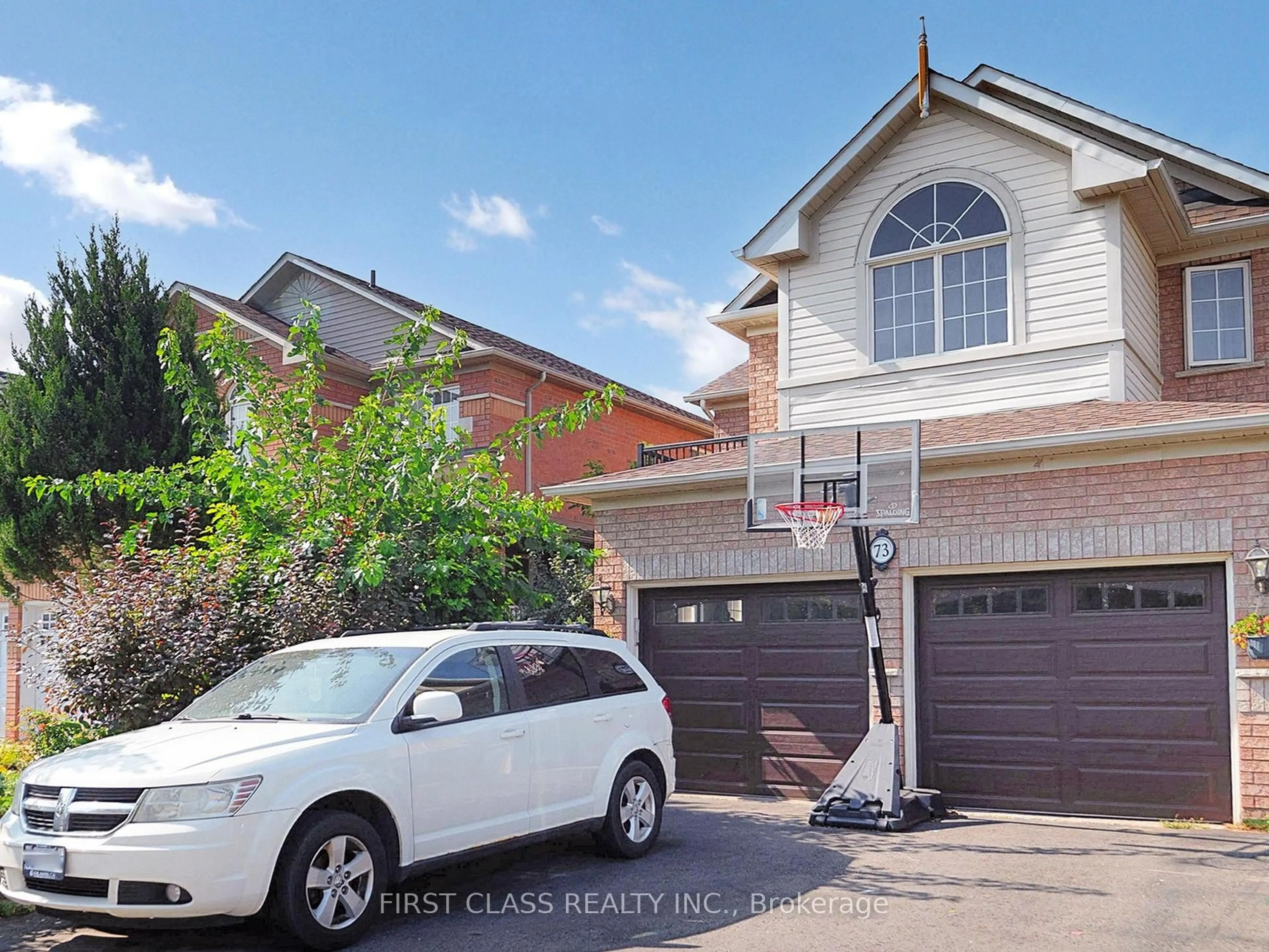 Home with brick exterior material, street for 73 Porchlight Rd, Brampton Ontario L6X 4S1