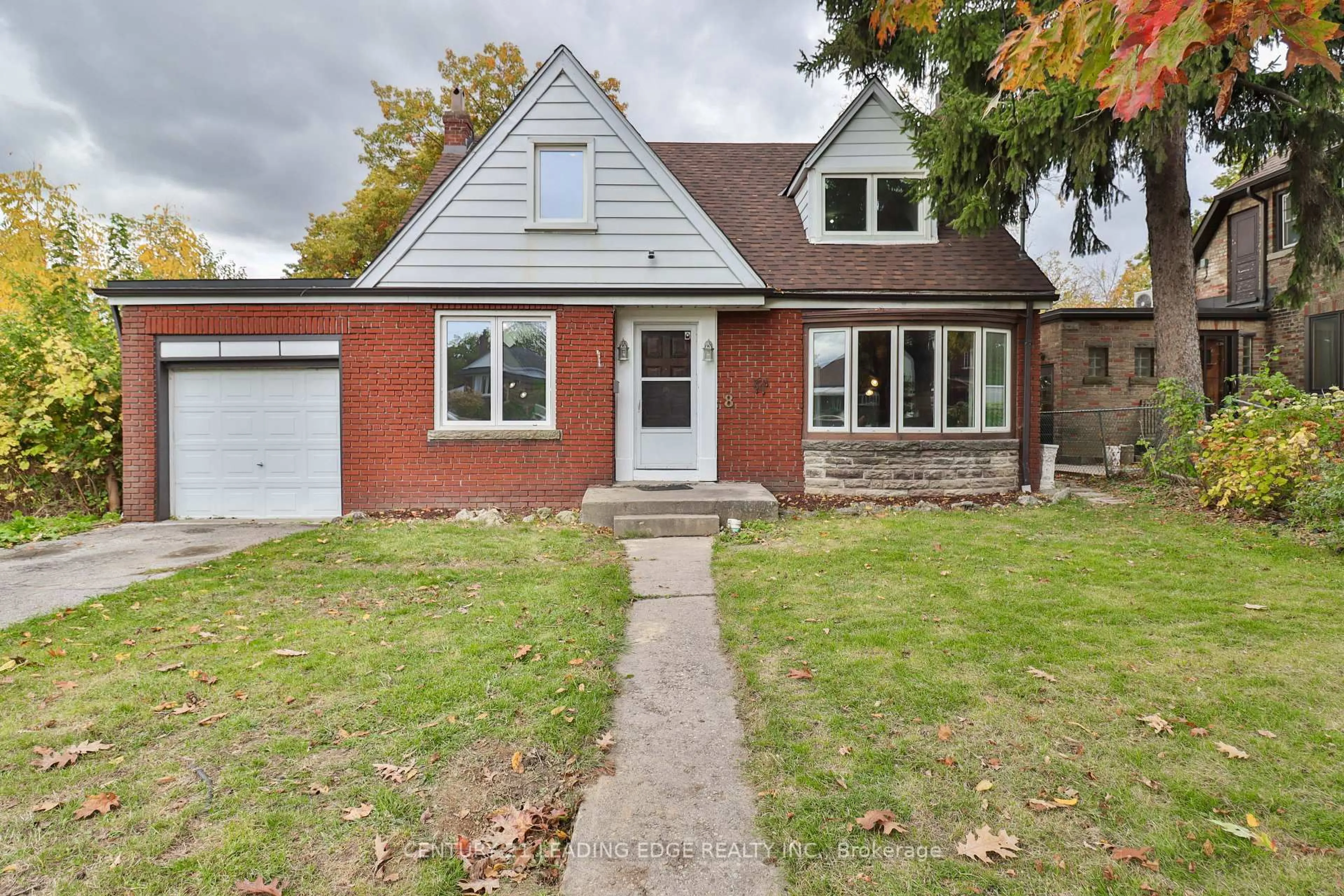 Home with brick exterior material, street for 8 Landour Ave, Toronto Ontario M6M 4J4