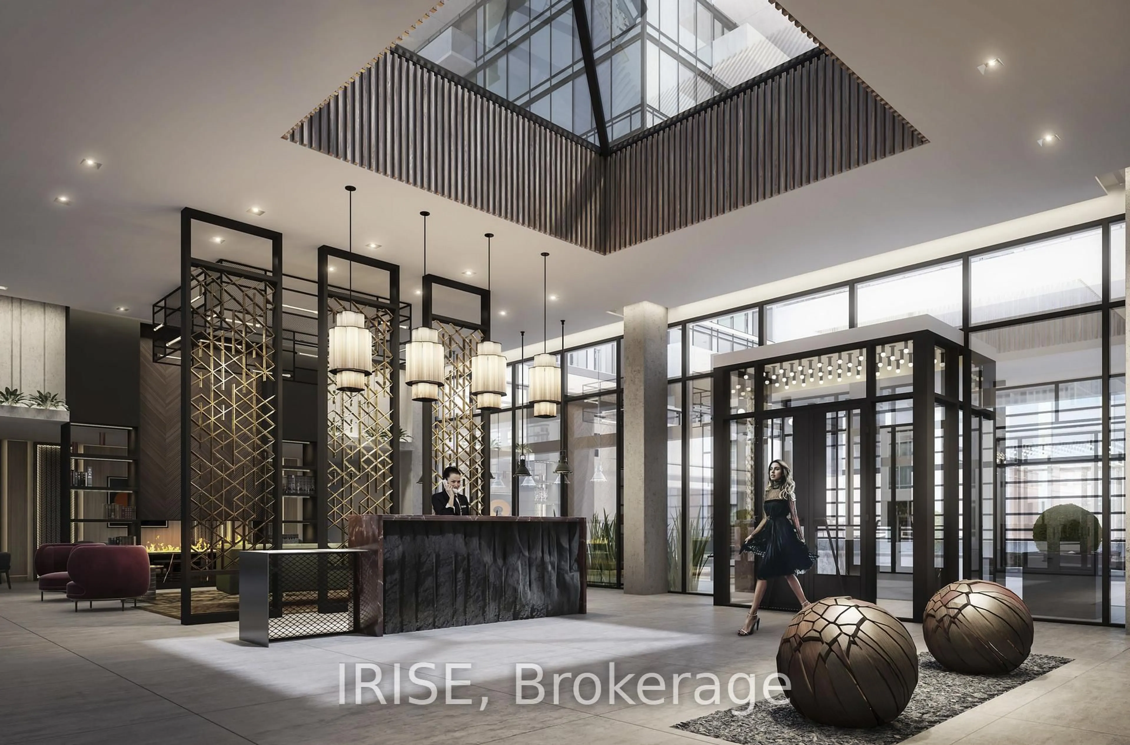 Lobby for 251 Manitoba St #624, Toronto Ontario M8Y 4G9