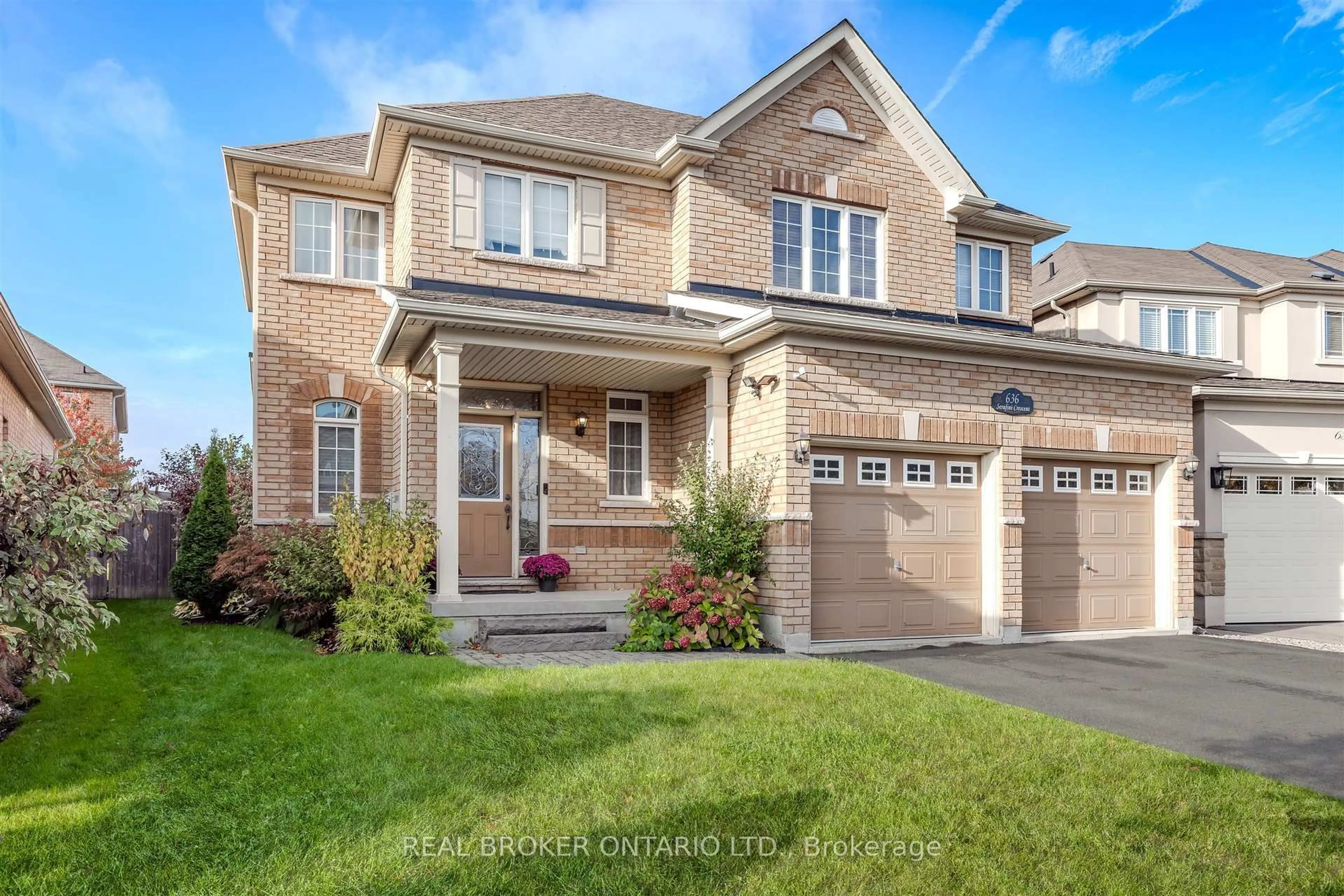 Home with brick exterior material, street for 636 Serafini Cres, Milton Ontario L9T 7P1