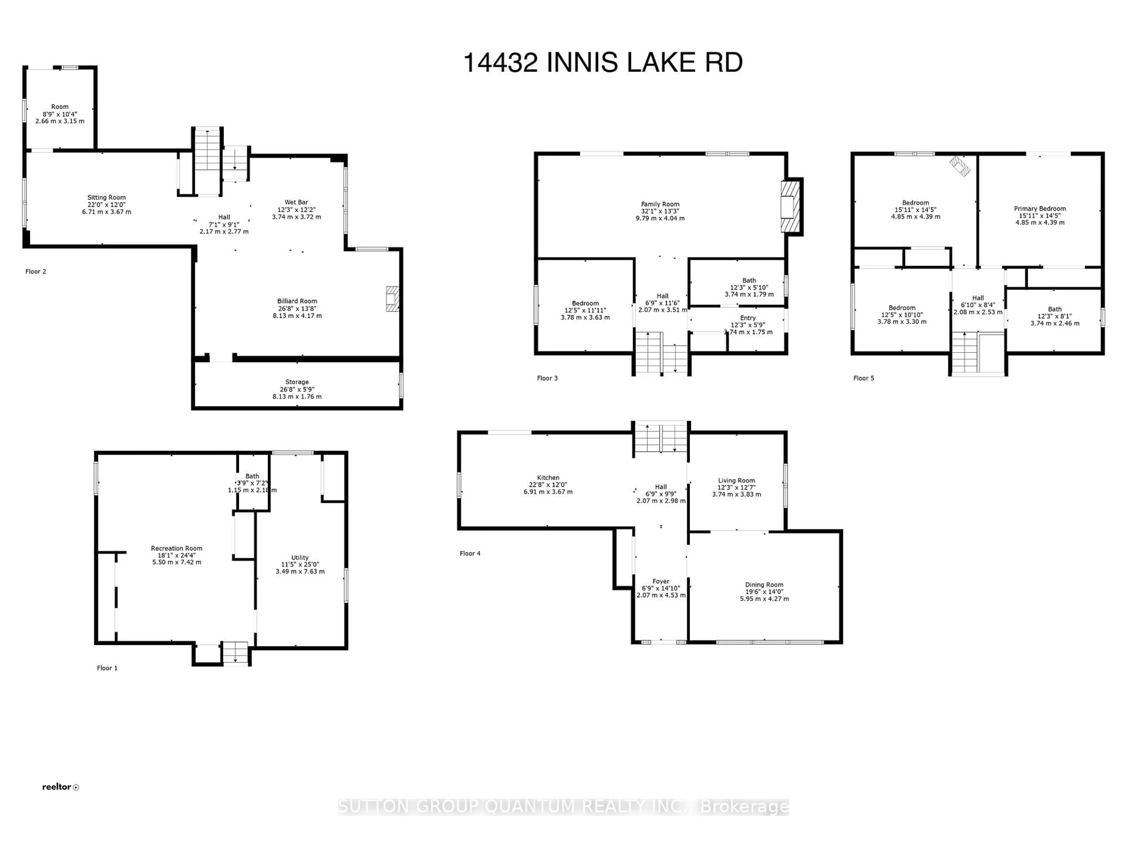 Floor plan for 14432 Innis Lake Rd, Caledon Ontario L7C 2Y7