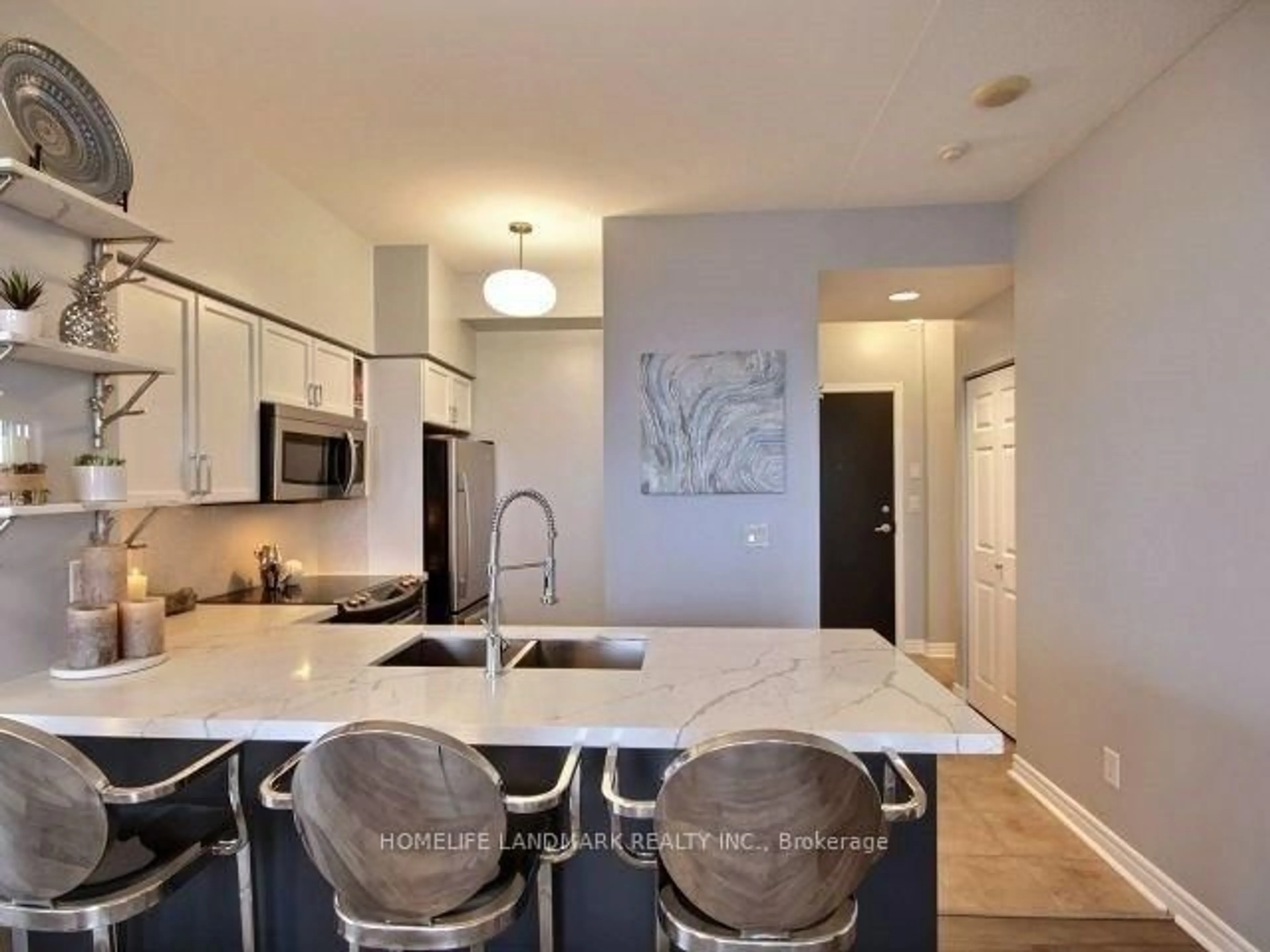 Open concept kitchen, unknown for 388 Prince Of Wales Dr #3603, Mississauga Ontario L5B 0A1