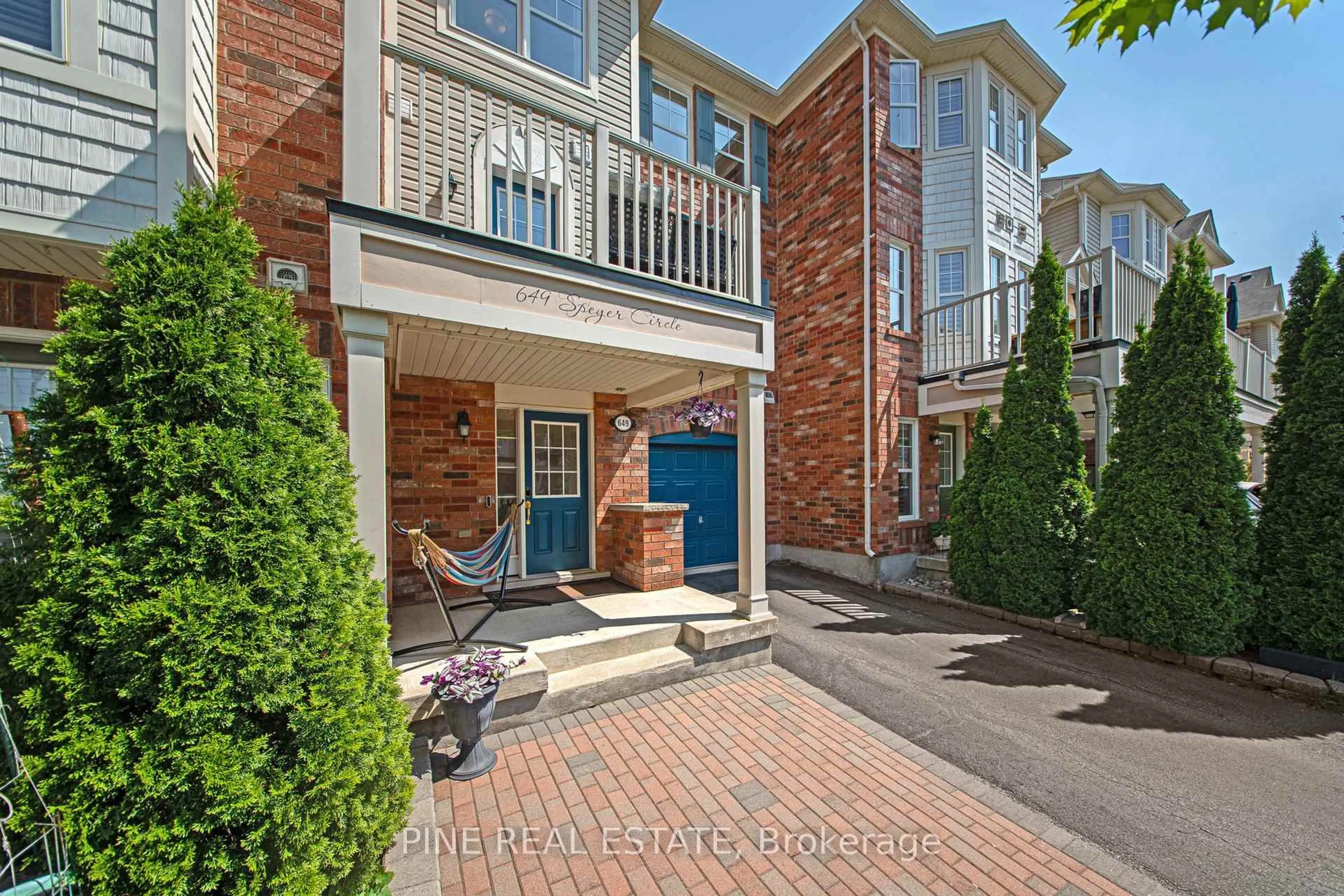 Home with brick exterior material, street for 649 SPEYER Circ, Milton Ontario L9T 0Y5