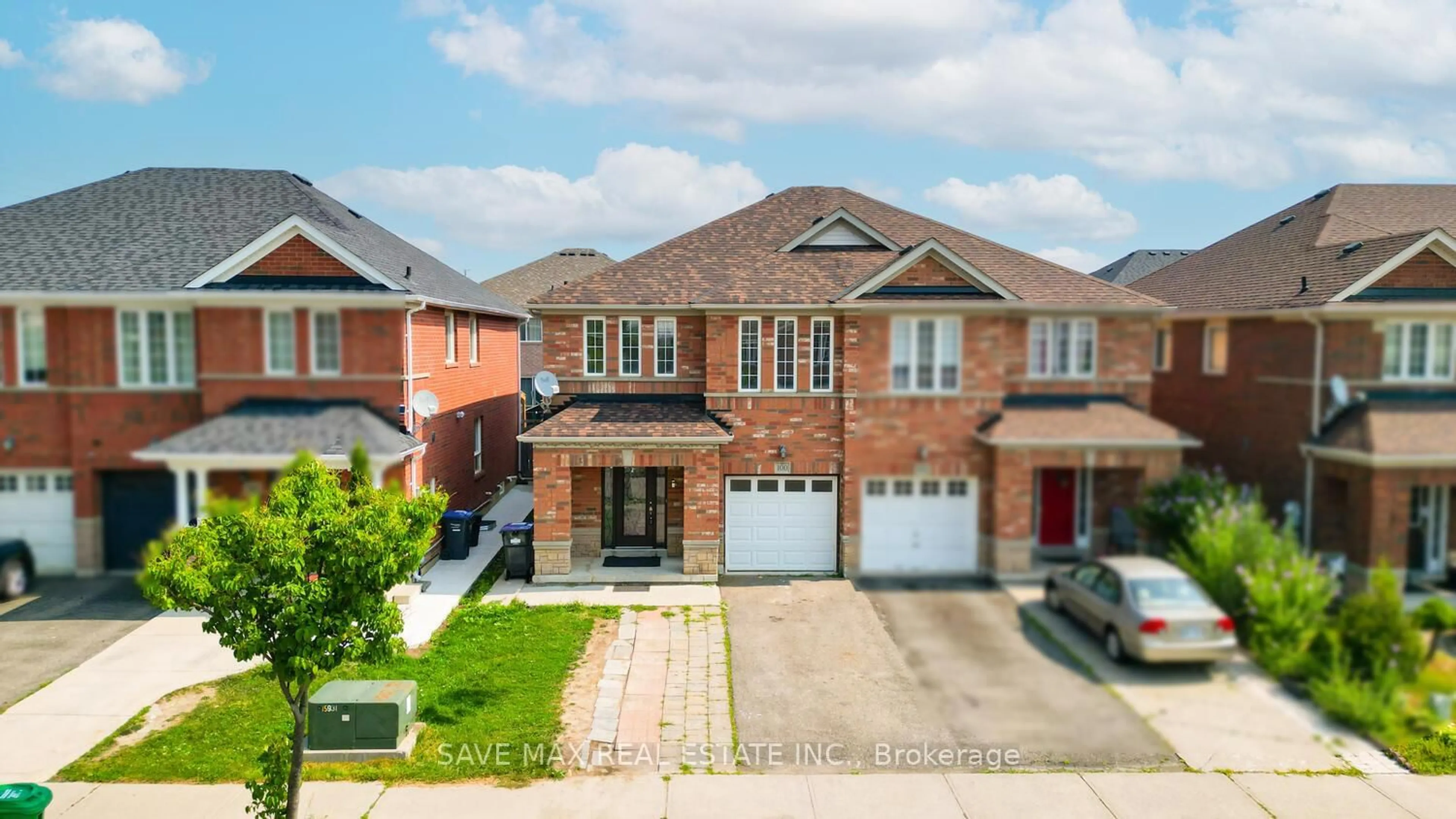 Home with brick exterior material, street for 100 Bushmill Circ, Brampton Ontario L7A 0K6