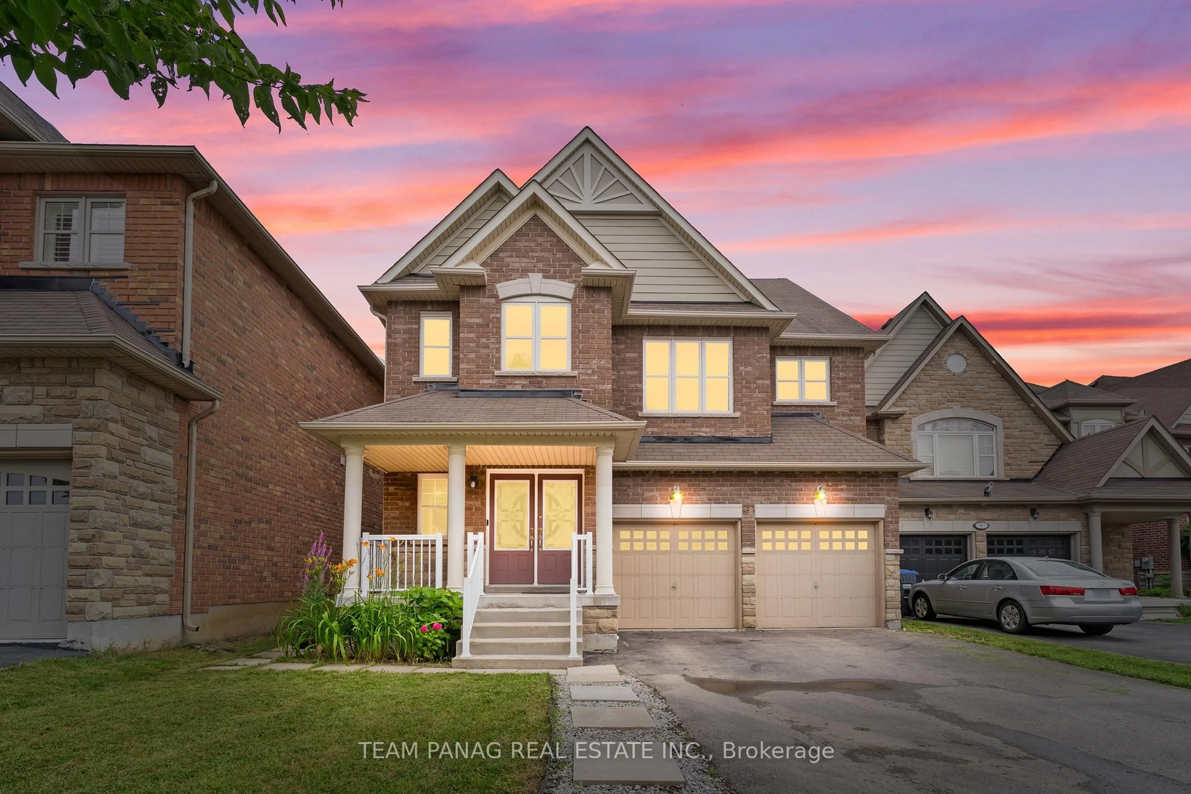 Home with brick exterior material, street for 38 Stephanie Ave, Brampton Ontario L6Y 0R8