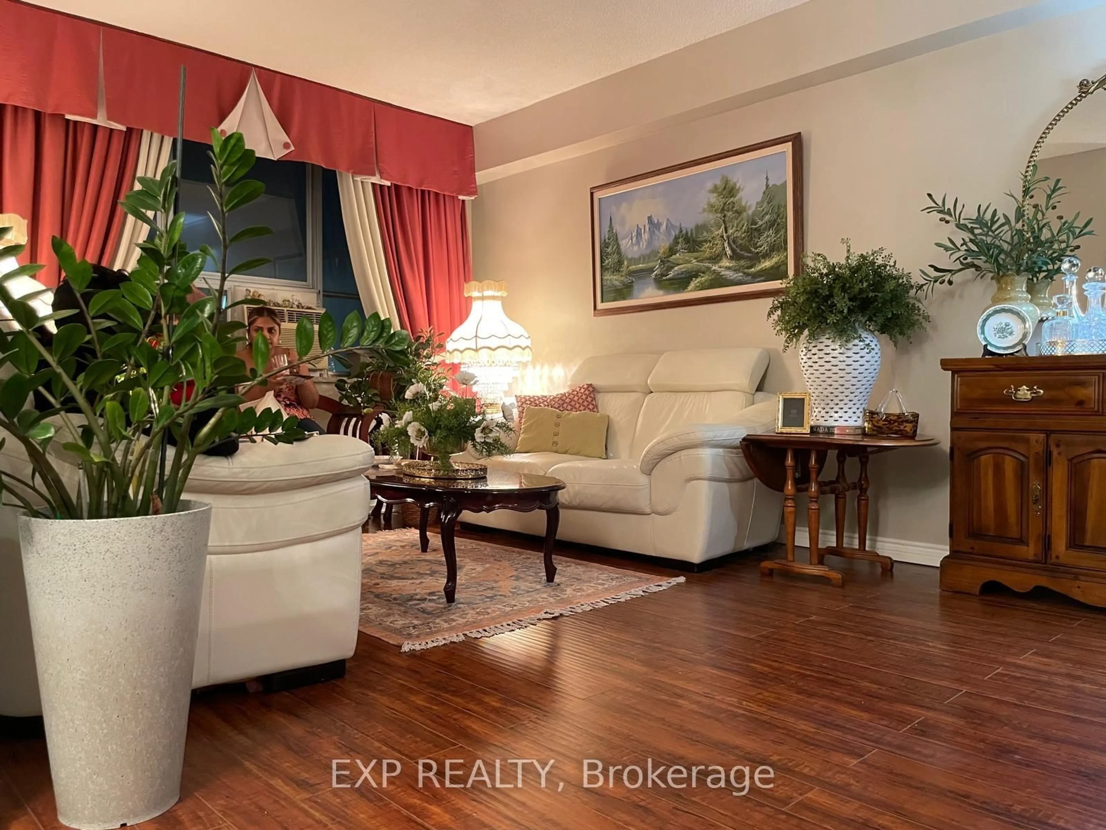 Living room with furniture, unknown for 200 Lotherton Ptwy #508, Toronto Ontario M6B 2G8