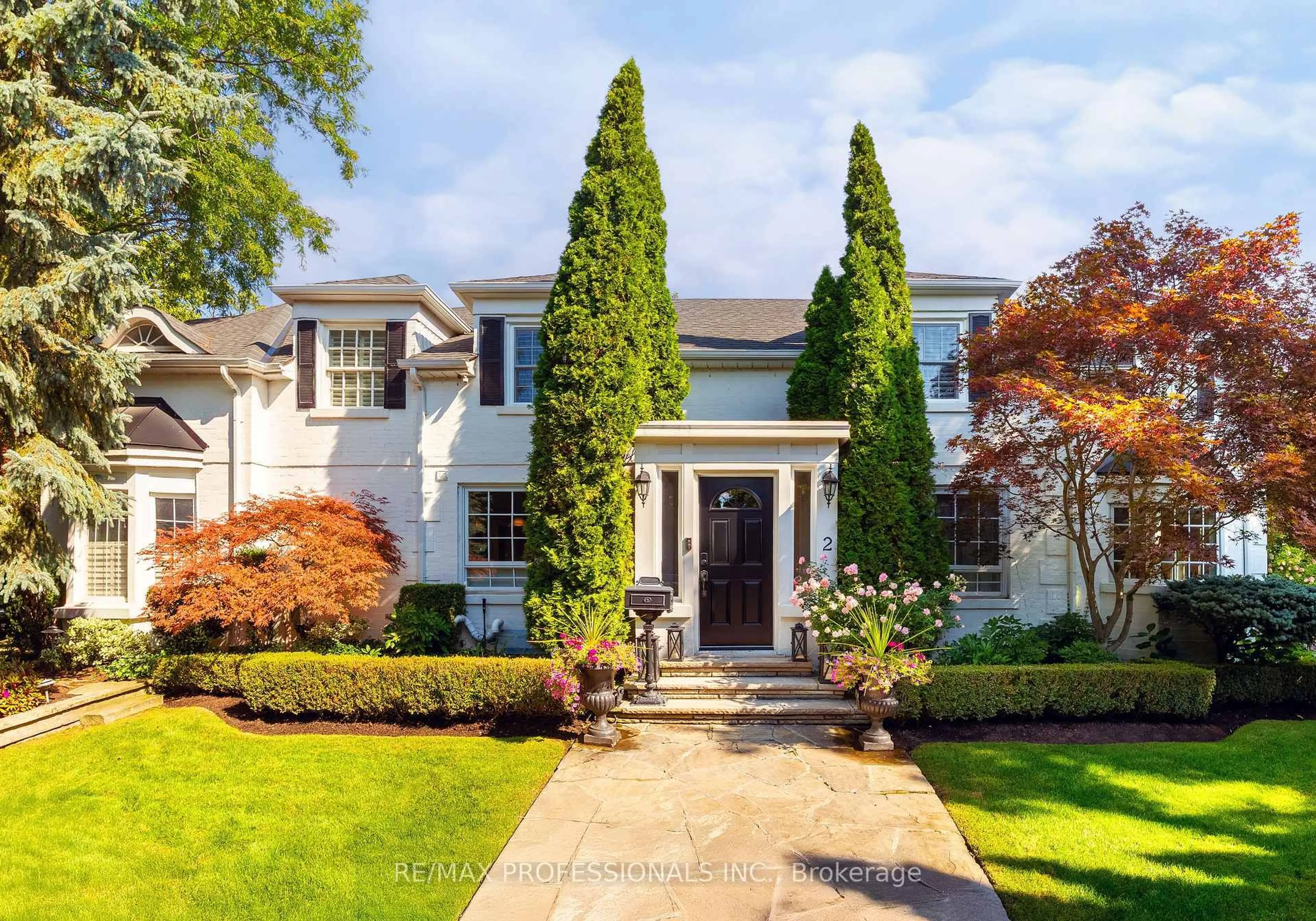 Home with brick exterior material, street for 2 Canterbury Rd, Toronto Ontario M9A 2X7