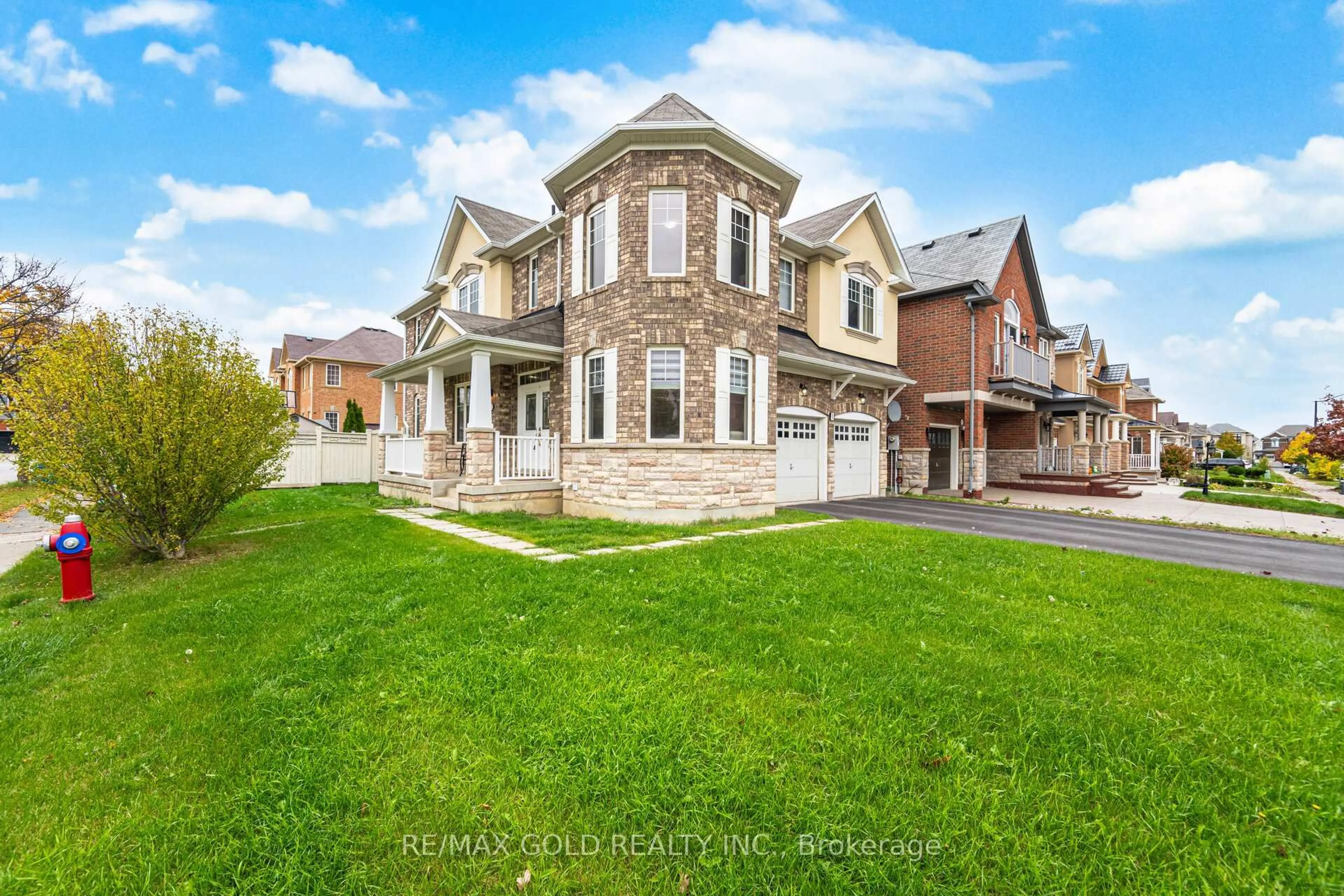 Home with brick exterior material, street for 1 Restless Gate, Brampton Ontario L6P 3C4