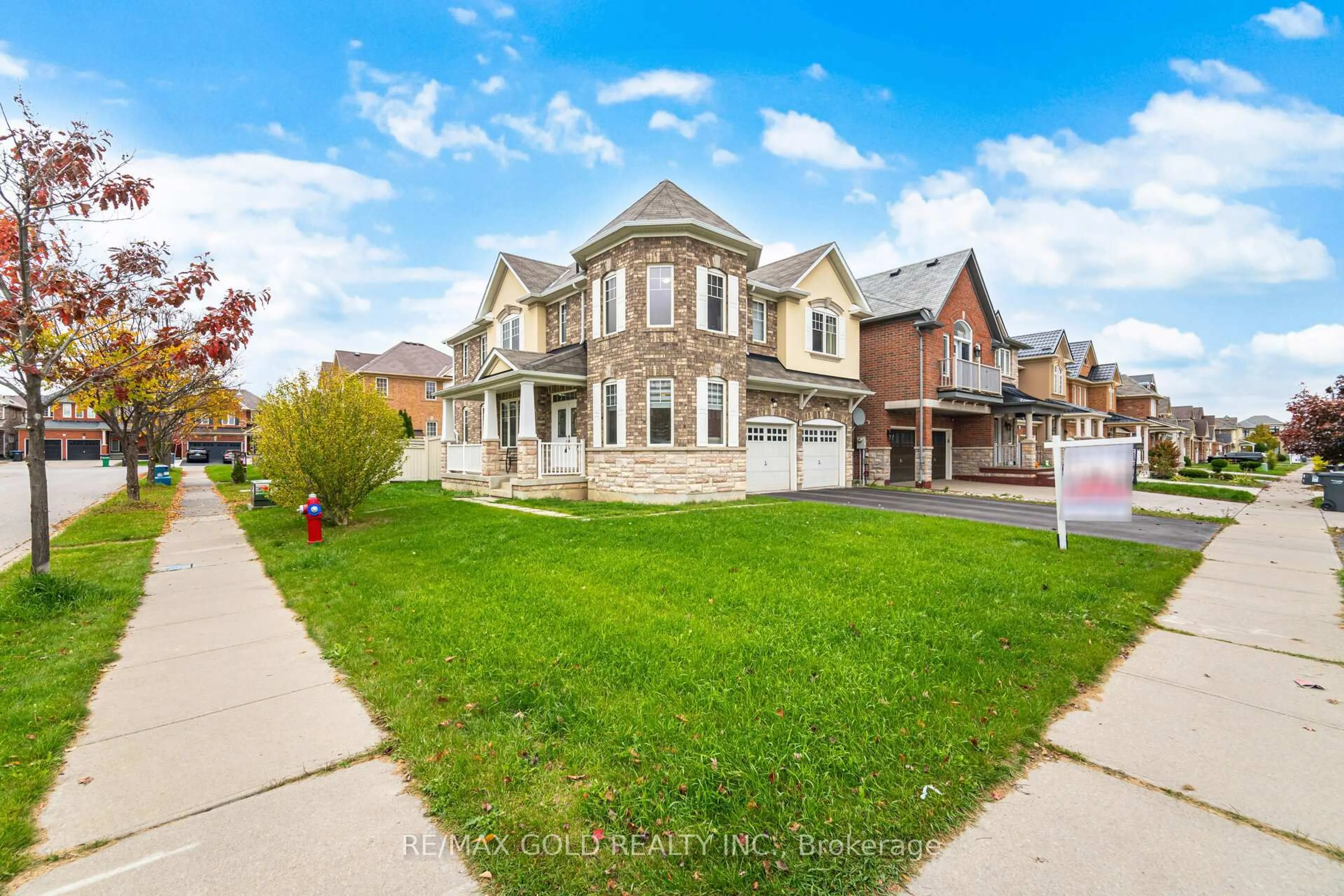 Home with brick exterior material, street for 1 Restless Gate, Brampton Ontario L6P 3C4