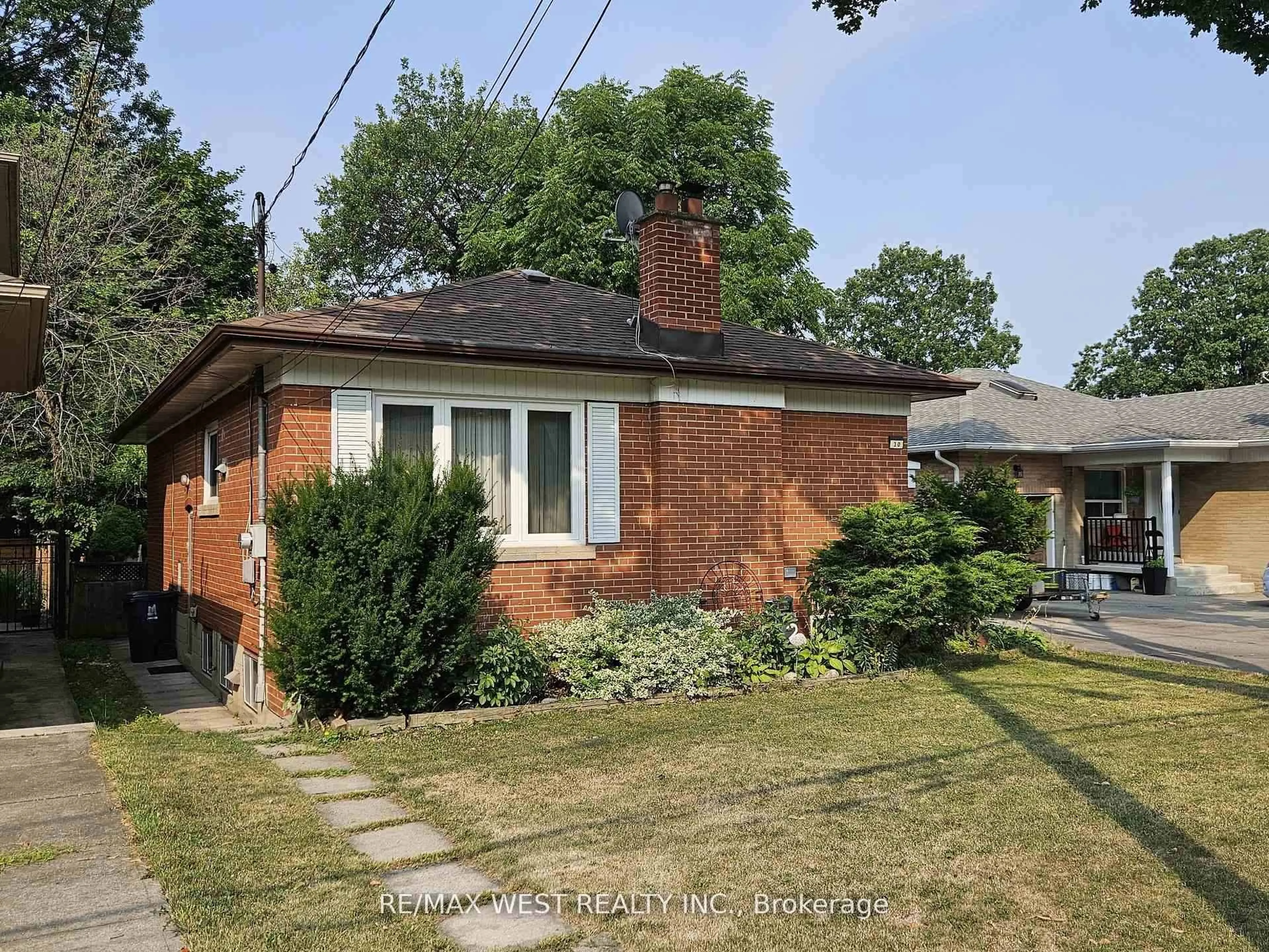 Home with brick exterior material, street for 30 Golfwood Hts, Toronto Ontario M9P 3M1