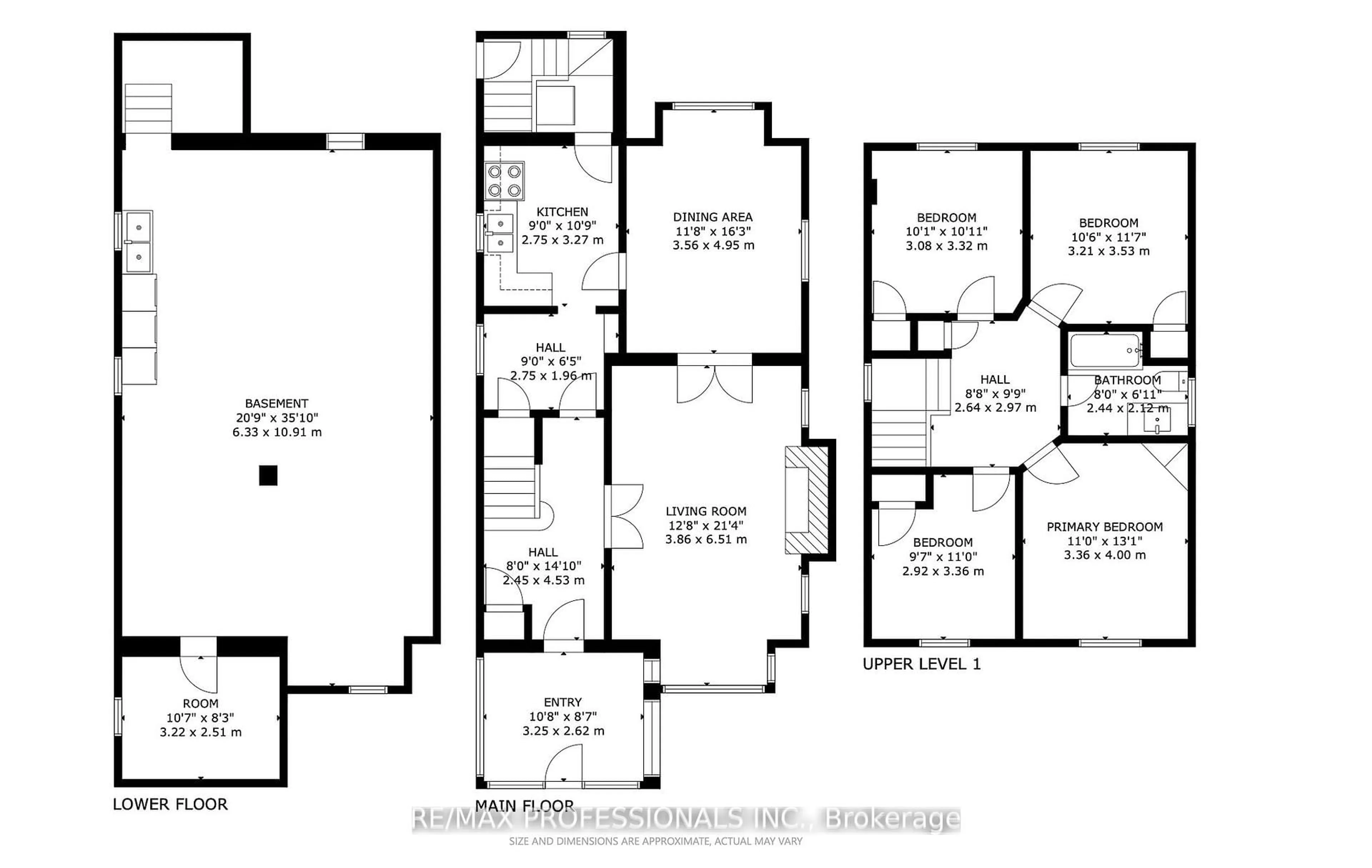 Floor plan for 24 Queens Ave, Toronto Ontario M8V 2N1