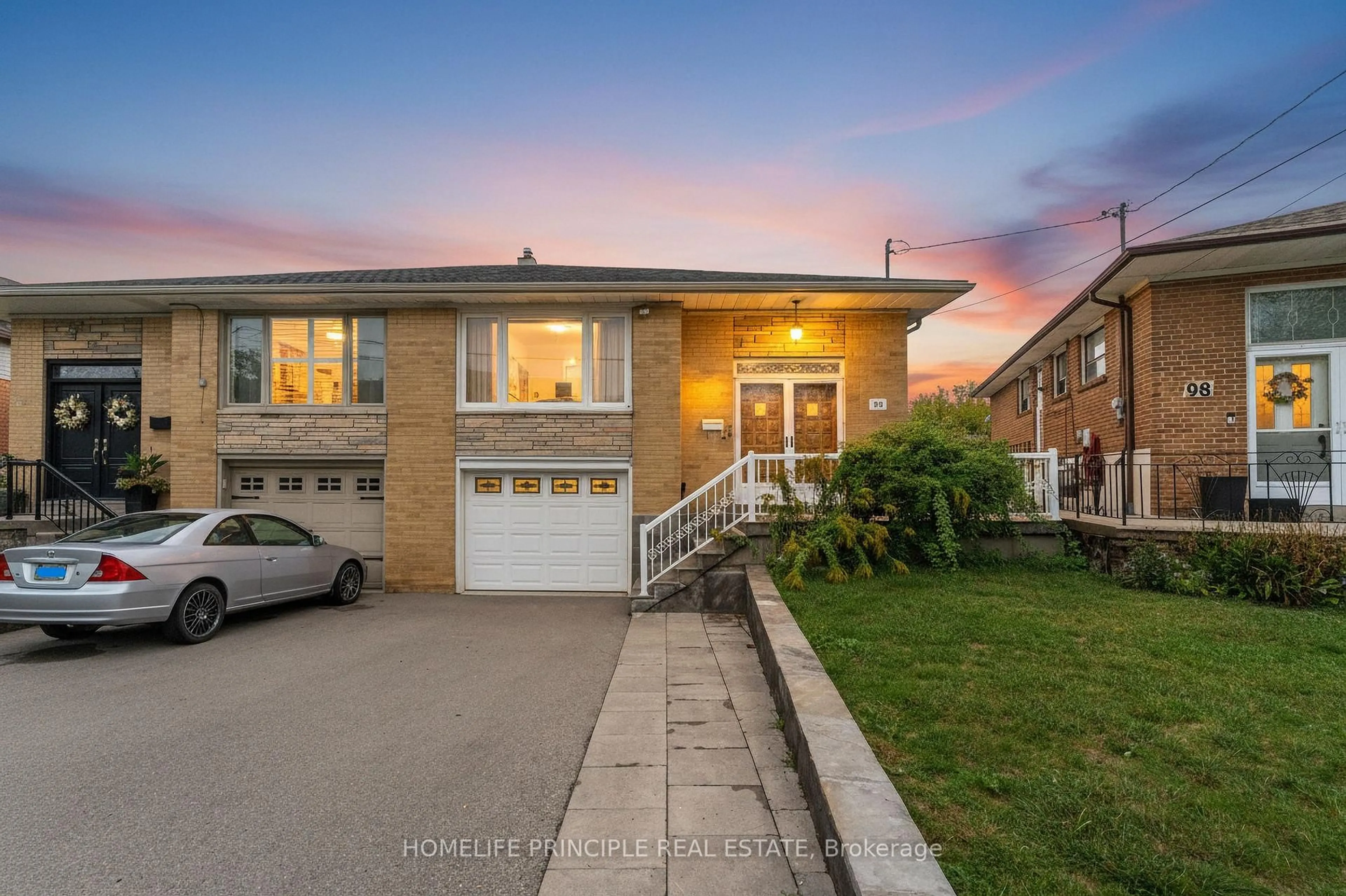 Home with brick exterior material, street for 100 Victory Dr, Toronto Ontario M3M 2J8
