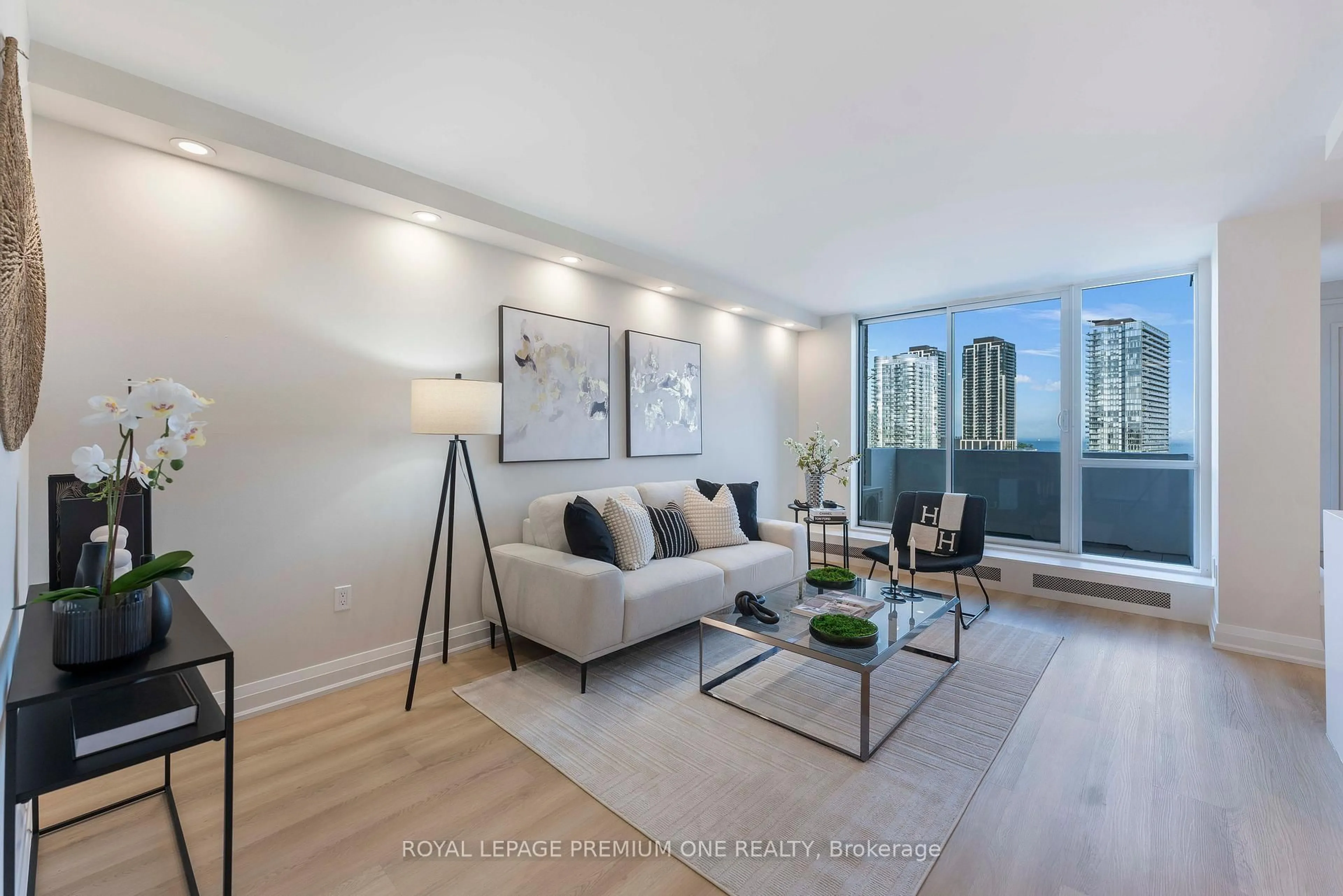 Living room with furniture, unknown for 60 Southport St #608, Toronto Ontario M6S 3N4