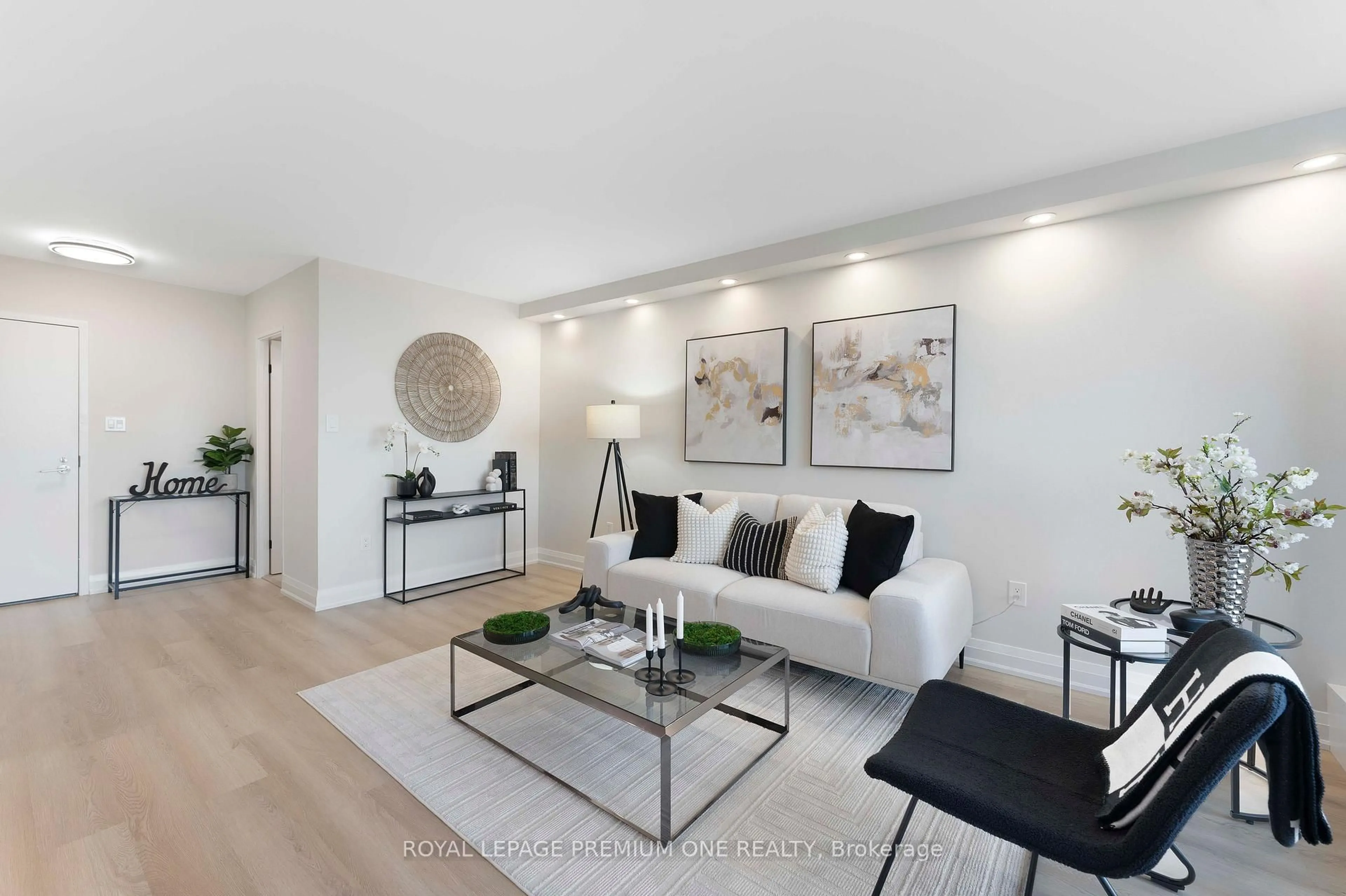 Living room with furniture, unknown for 60 Southport St #608, Toronto Ontario M6S 3N4