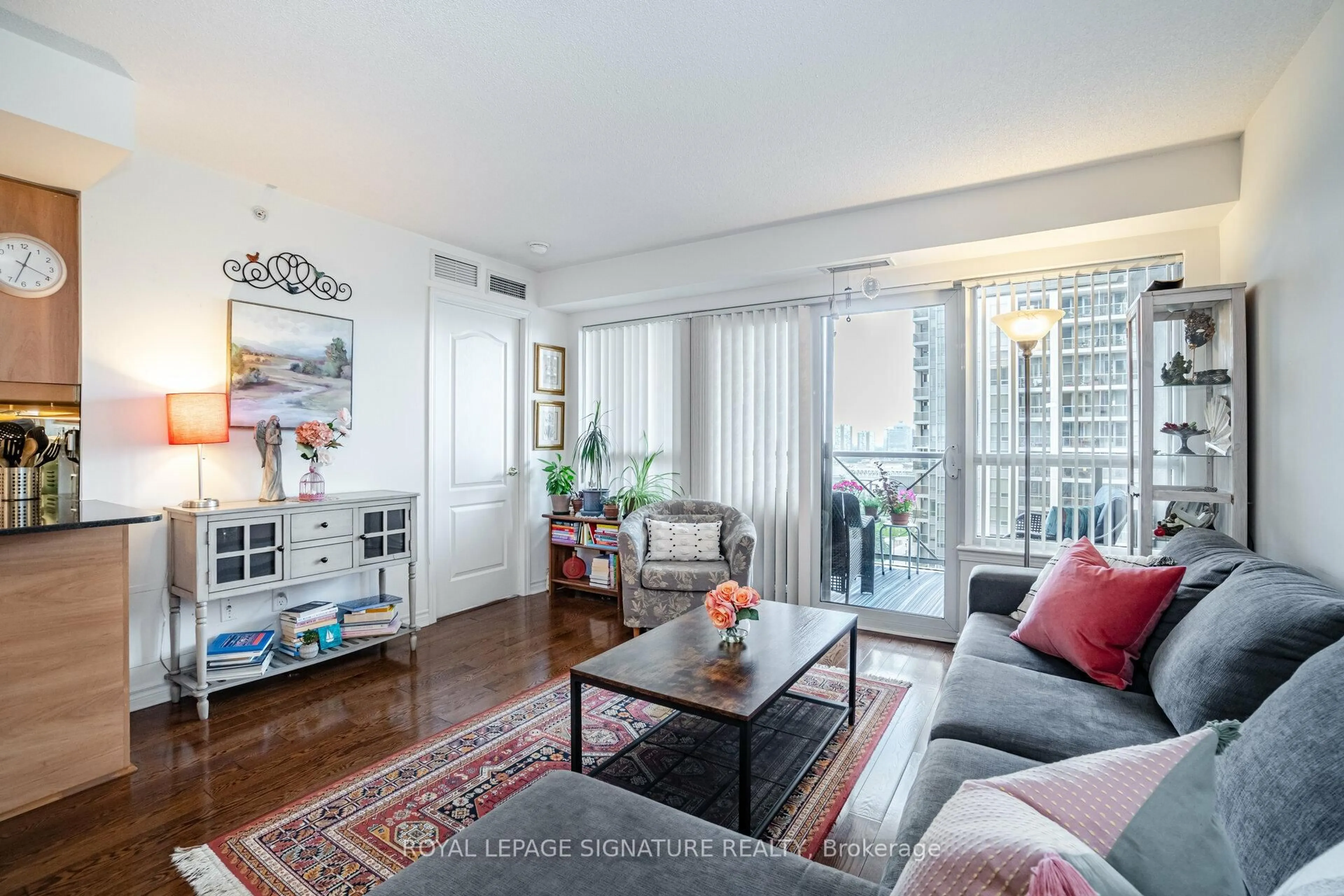 Living room with furniture, unknown for 350 Princess Royal Dr #1508, Mississauga Ontario L5B 4N1