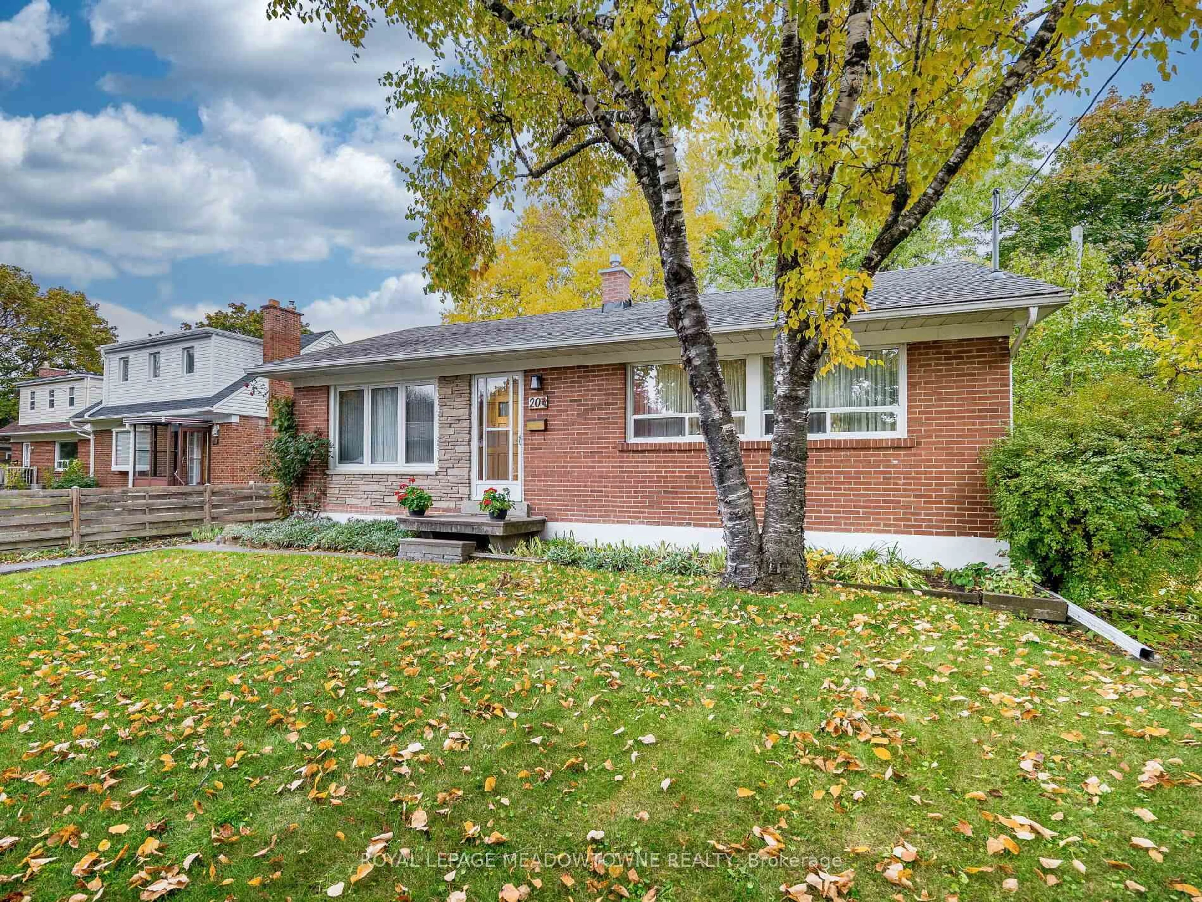 Home with brick exterior material, street for 20 Erlesmere Ave, Brampton Ontario L6W 2T5