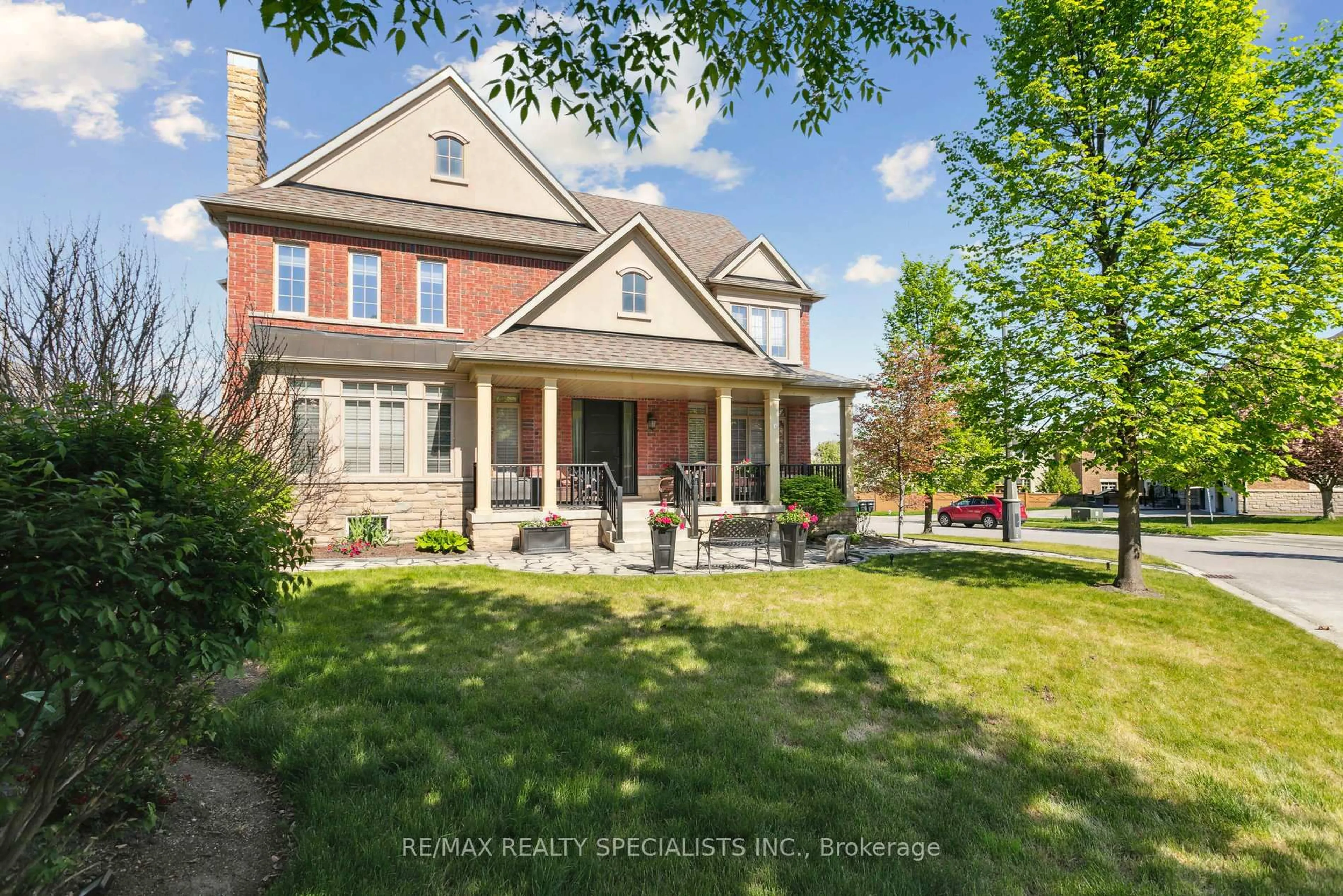 Home with brick exterior material, street for 9 Flanders Rd, Brampton Ontario L6X 0W3