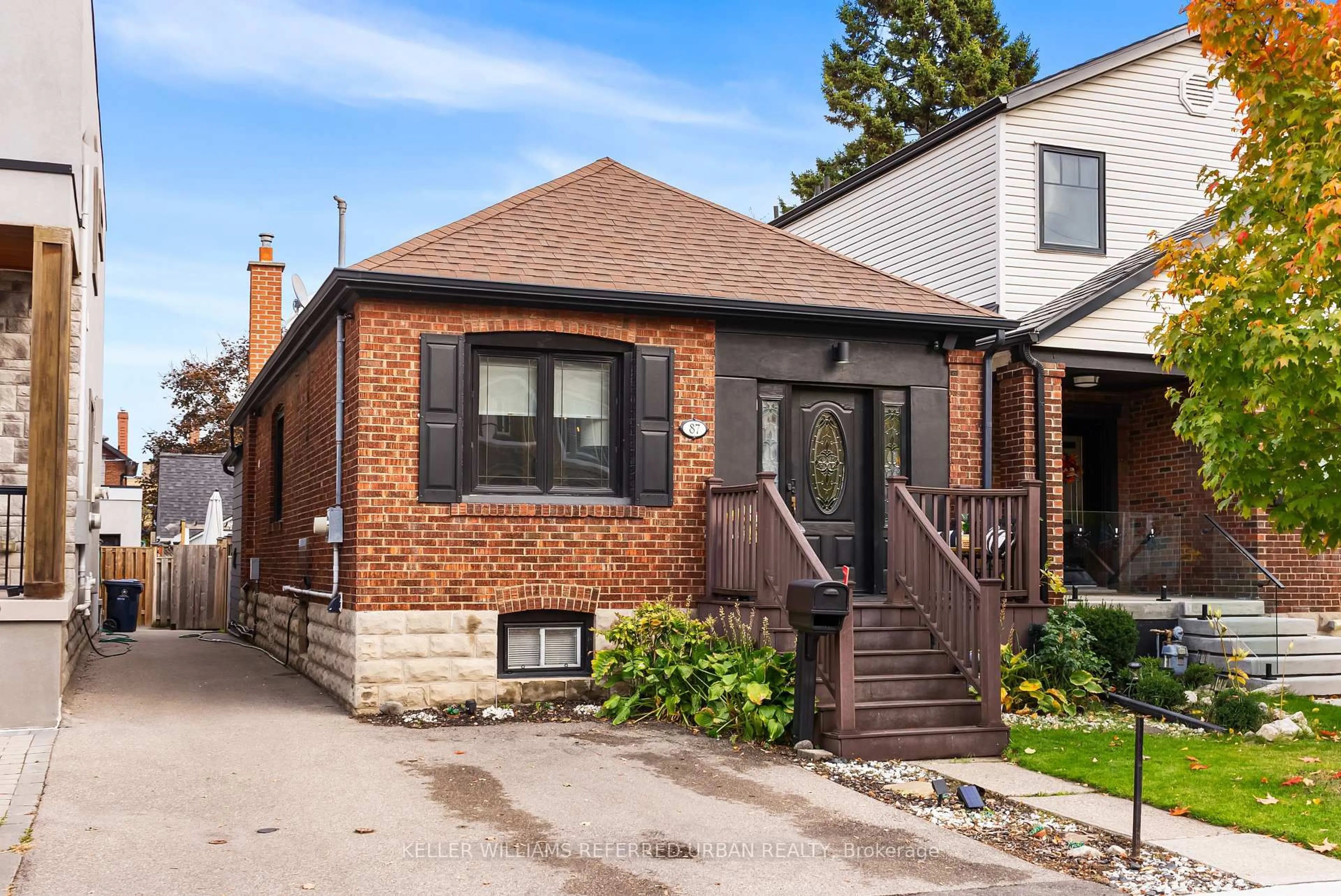Home with brick exterior material, street for 87 Fourth St, Toronto Ontario M8V 2Y4